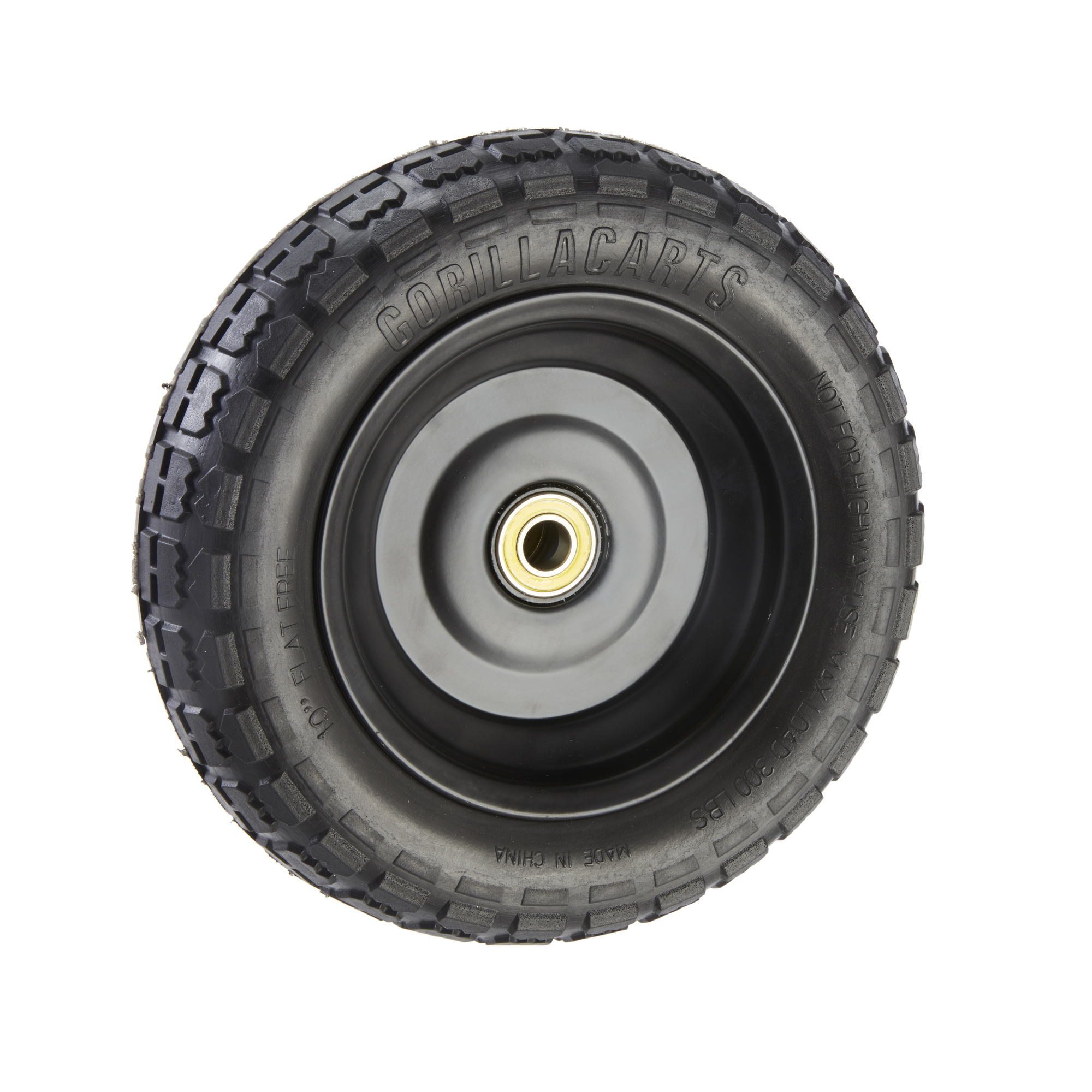 Gorilla, 10in. No Flat Replacement Tire, Tire Size 10", Model# GCT-10NF