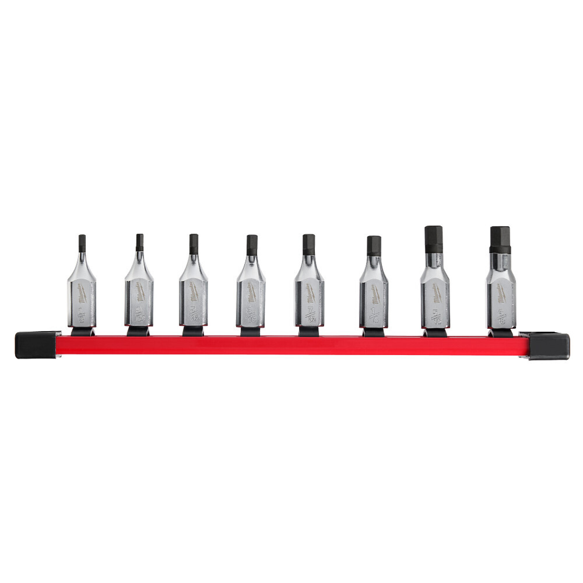 Milwaukee, 8pc3/8in.DrSAEHexBitSocketSet, Pieces (qty.) 8 Model# 48-22-9542