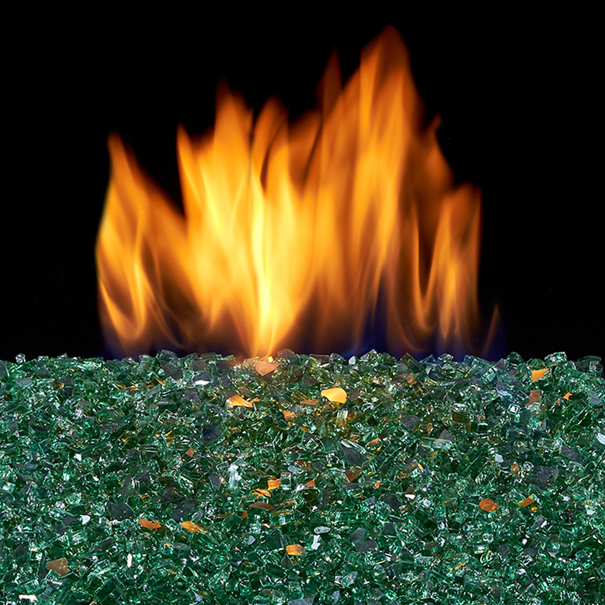 Bluegrass Living, Vented Fire Glass Burner Kit - 14in., 45000 BTU,, Heat Output 45000 Btu/hour, Heating Capability 1500 ft², Model# FGB14-1