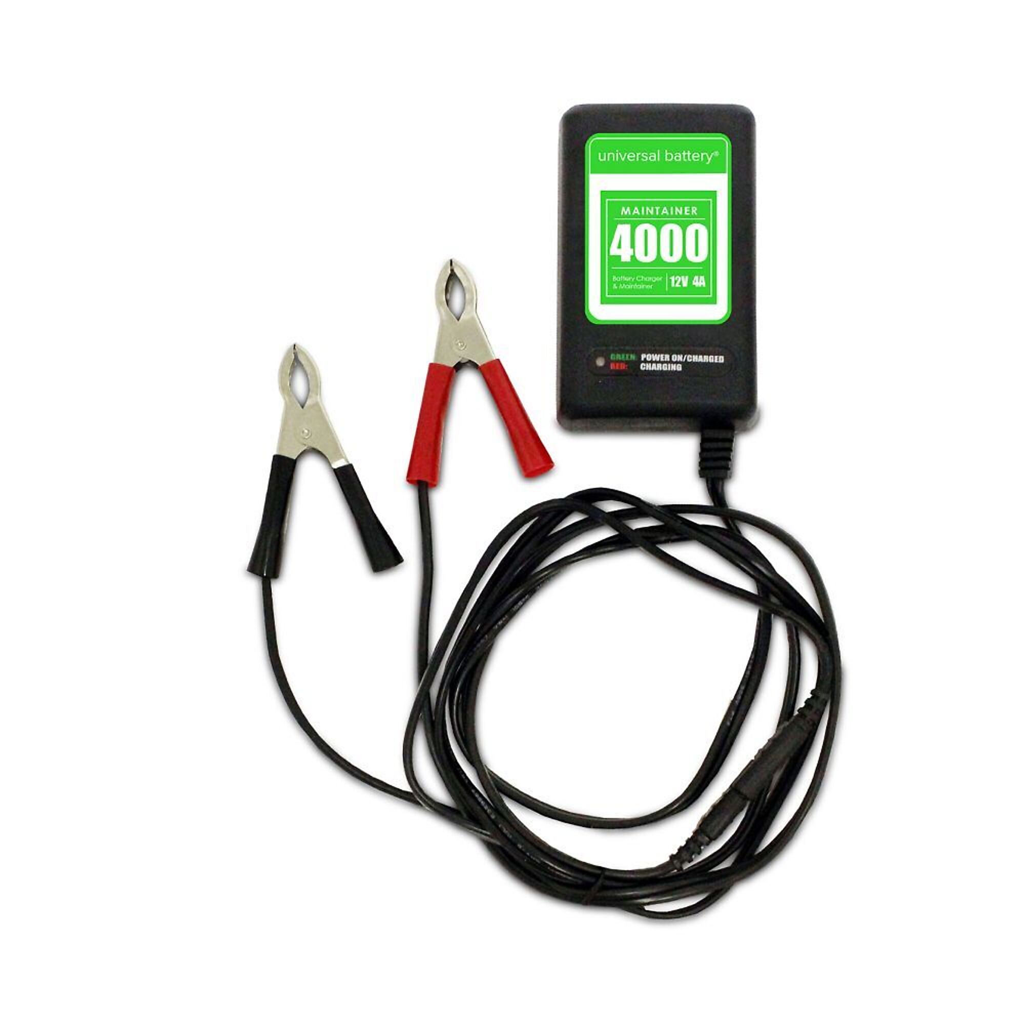 UPG, 12v 4A LFP and SLA/AGM charger, Volts 12 Max. Amps 4 Model# 48140