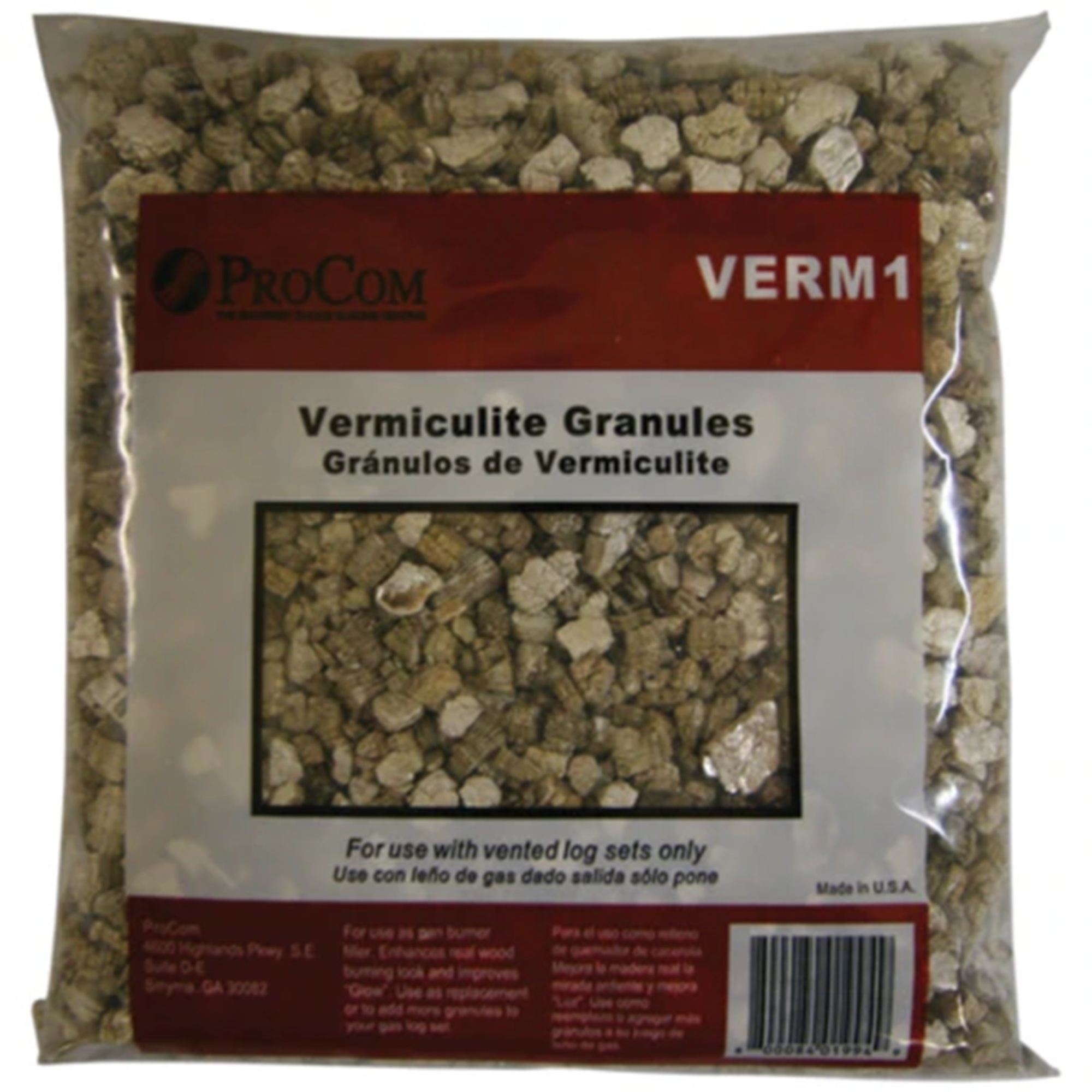 Bluegrass Living, Lava Rock Decorative Gas Log Fireplace - Model#, Heat Output 0 Btu/hour, Heating Capability 1500 ft², Model# VERM1