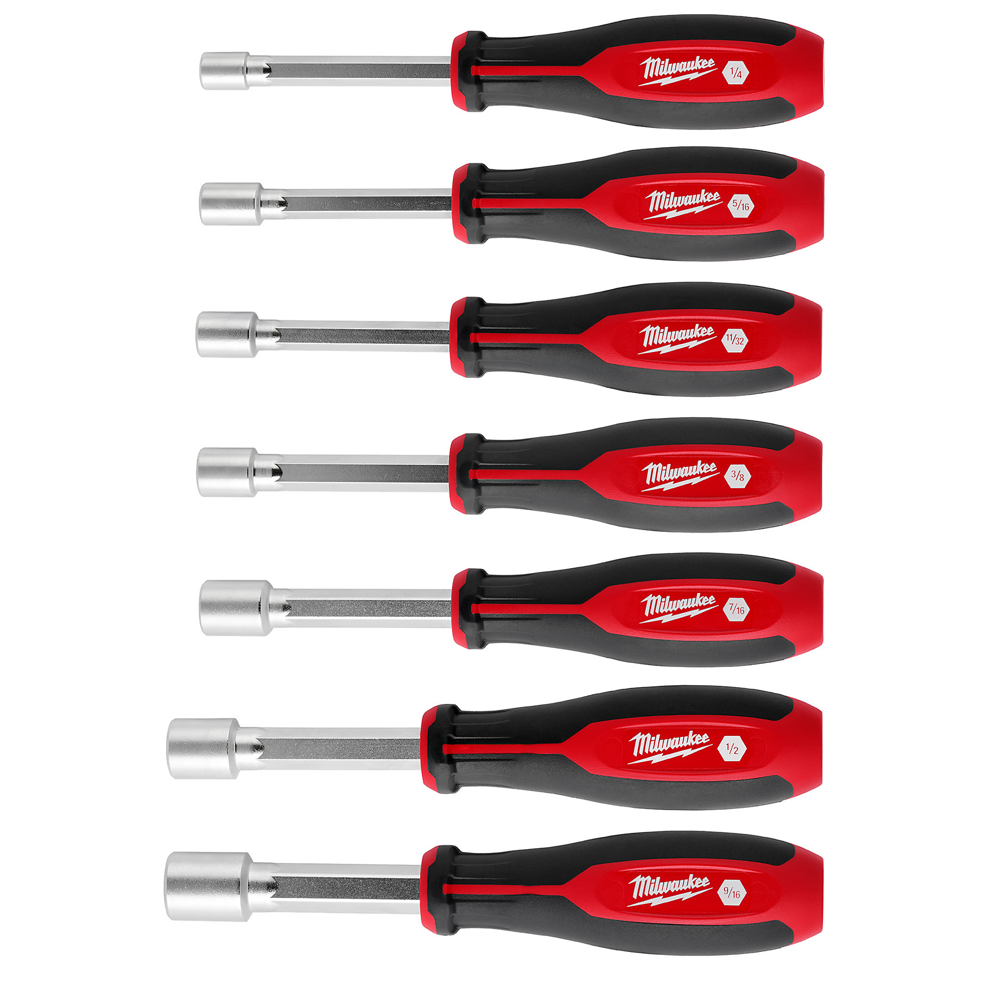 Milwaukee, 7pc SAE HollowCore Nut Driver Set, Model# 48-22-2447