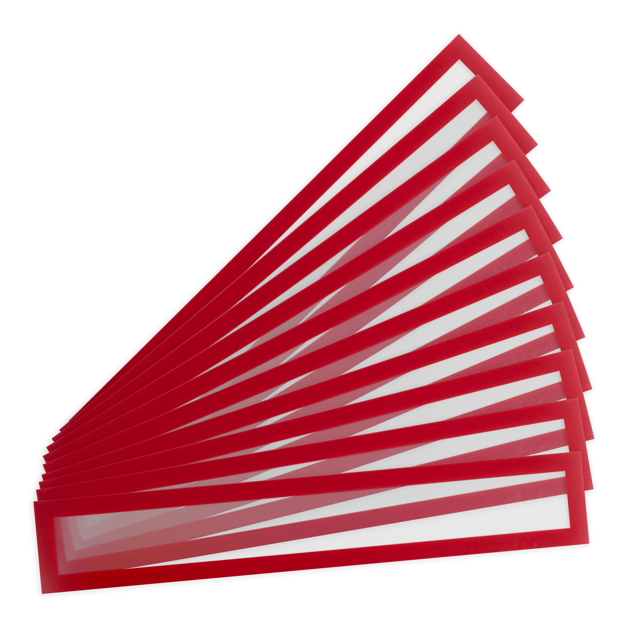 Tarifold, Magnetic Signage Frames, Red, 10/PK, Model# 195223