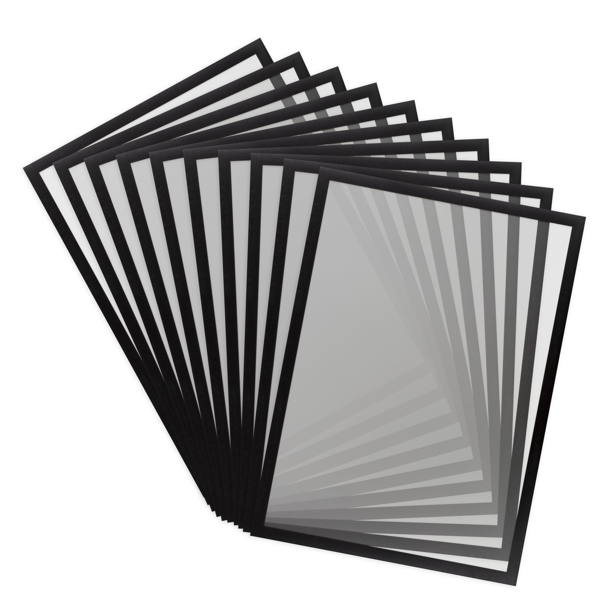 Tarifold, Magnetic Signage Frames, Black, 10/PK, Model# 195247