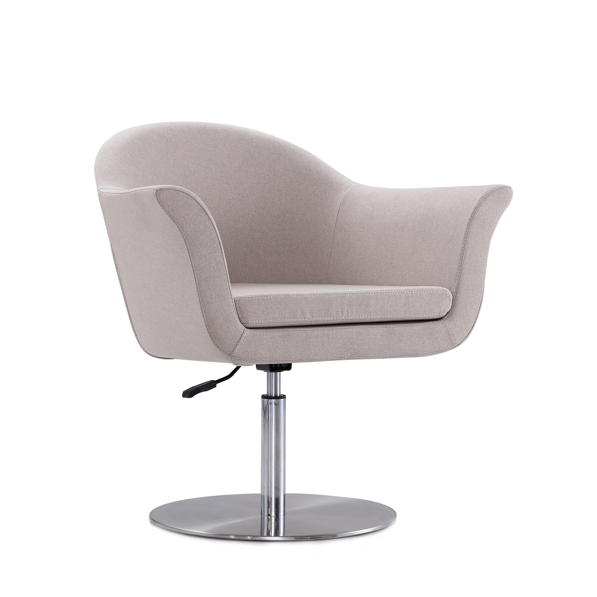 Manhattan Comfort, Voyager BarleyMetal Woven Swivel Adj Accent Chair, Primary Color Gray, Included (qty.) 1 Model# AC051