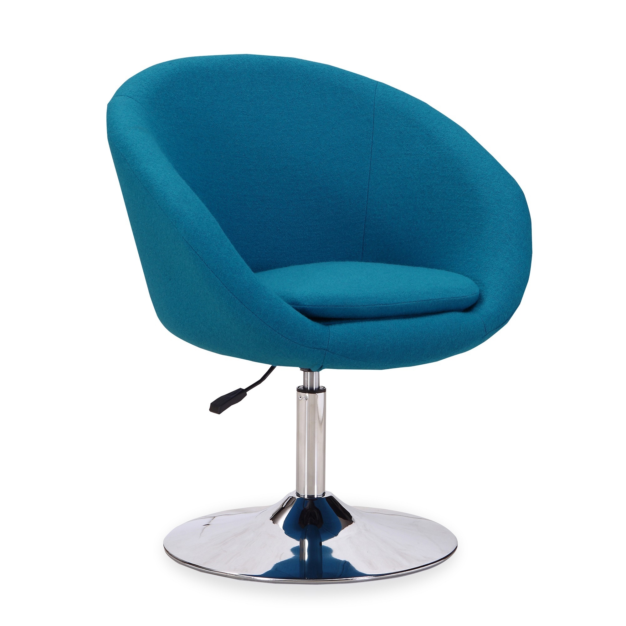 Manhattan Comfort, Hopper Blue Wool Blend Adjustable Height Chair, Primary Color Blue, Included (qty.) 1 Model# AC036