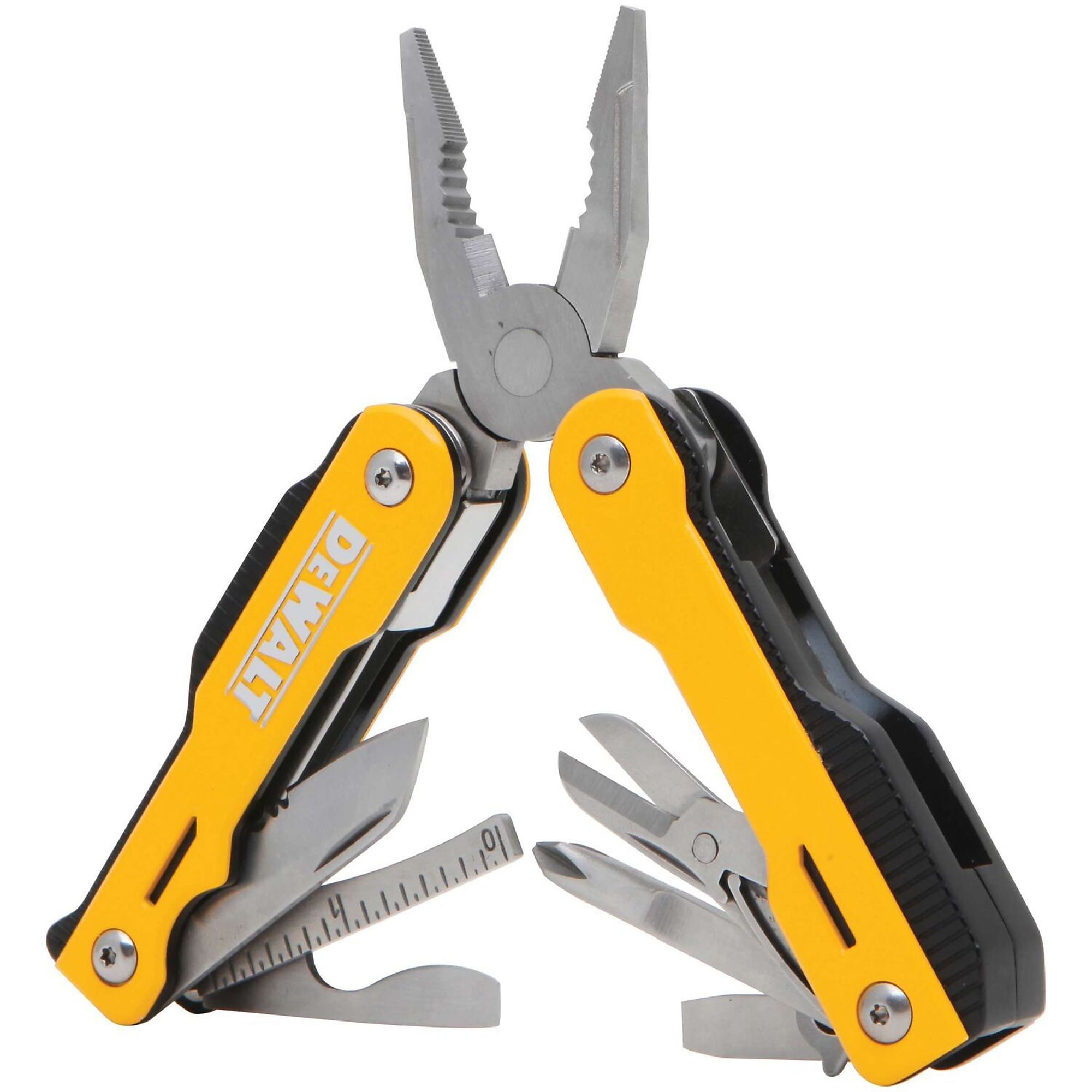 DEWALT, MT16 Multi Tool, Material Stainless Steel, Functional Tools Included (qty.) 16 Storage Type None, Model# DWHT71843