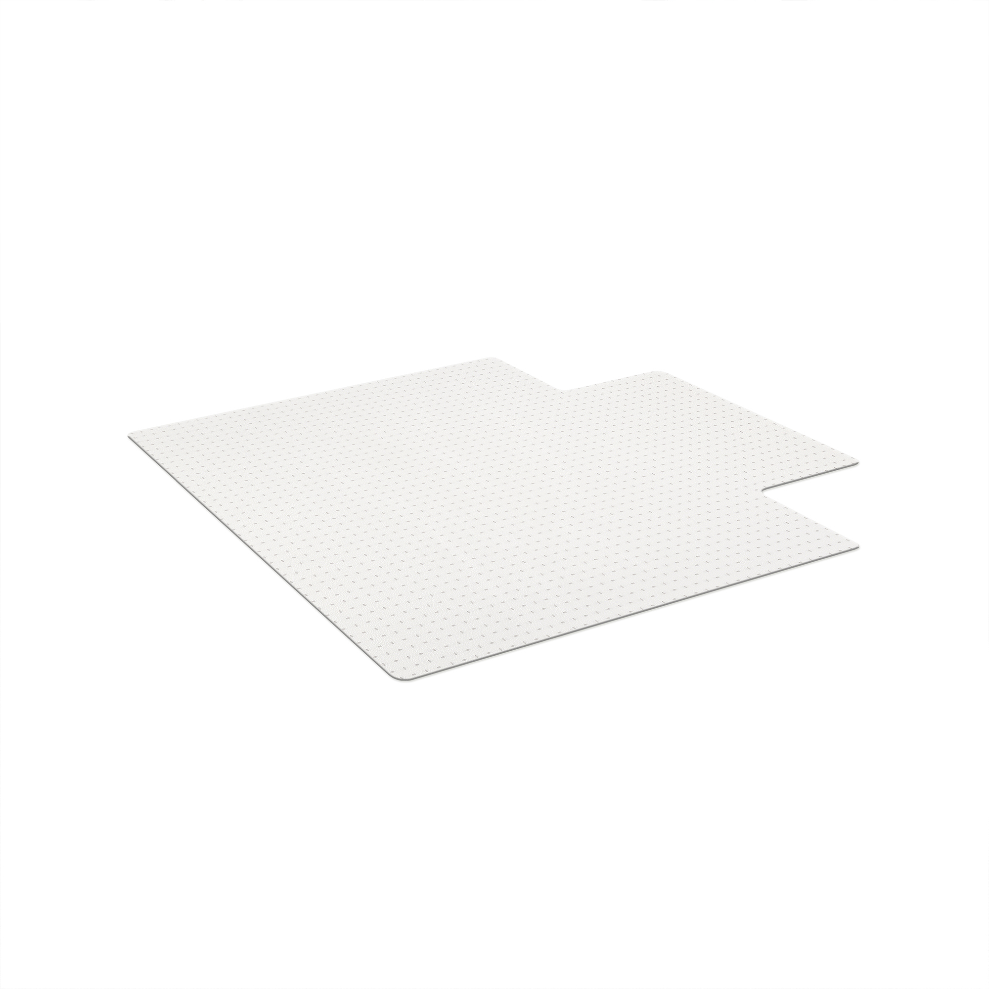 Aleco ES Robbins, Chair Mat with Lip for Flat Pile Carpet, 45in.x53in., Length 53 in, Width 45 in, Material Vinyl, Model# 120133