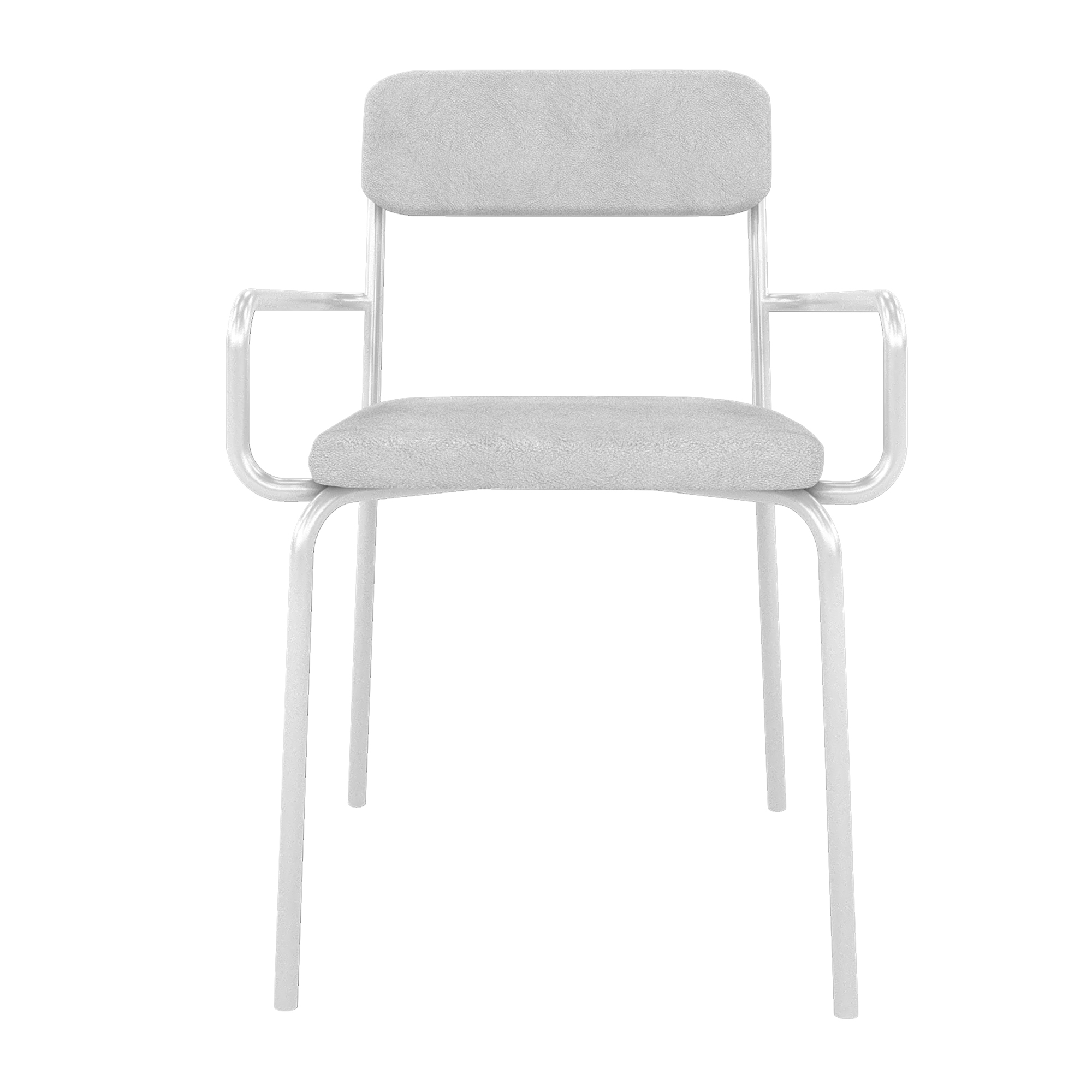 Manhattan Comfort, Whythe PU Leather Chair in White, Primary Color White, Included (qty.) 1 Model# 2PZ