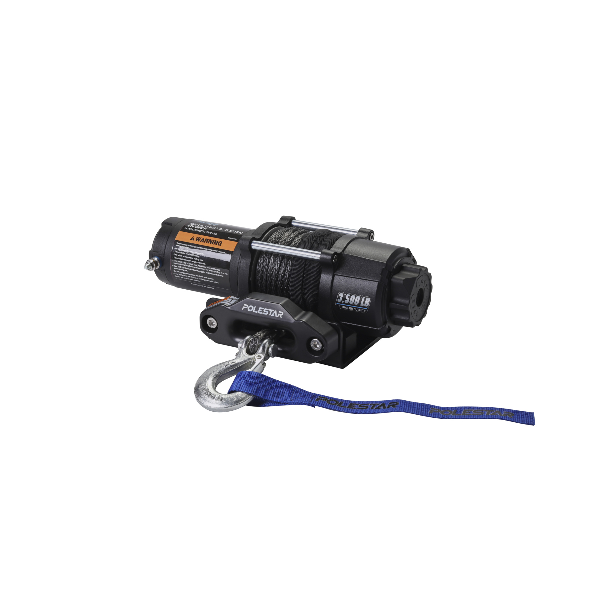 Polestar, 3500lbs Electric ATV Winch, Capacity (Line Pull) 3500 lb