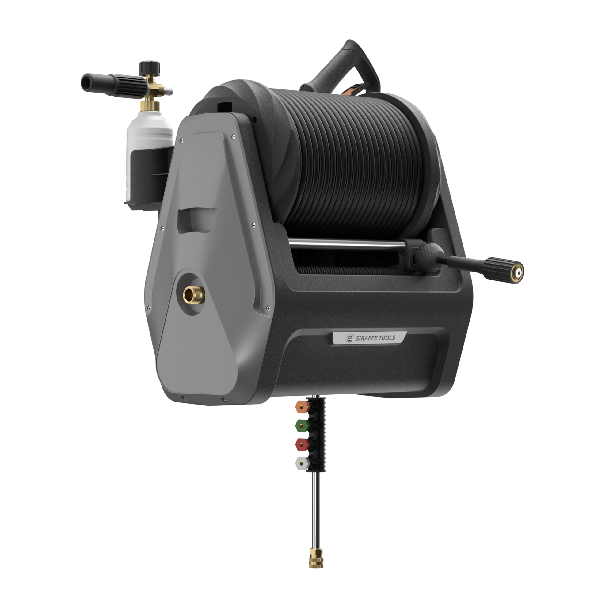 Giraffe Tools, Pressure Washer, 2200PSI, Ordinary Hose 100ft., Pressure 2200 PSI, Flow 2.4 GPM