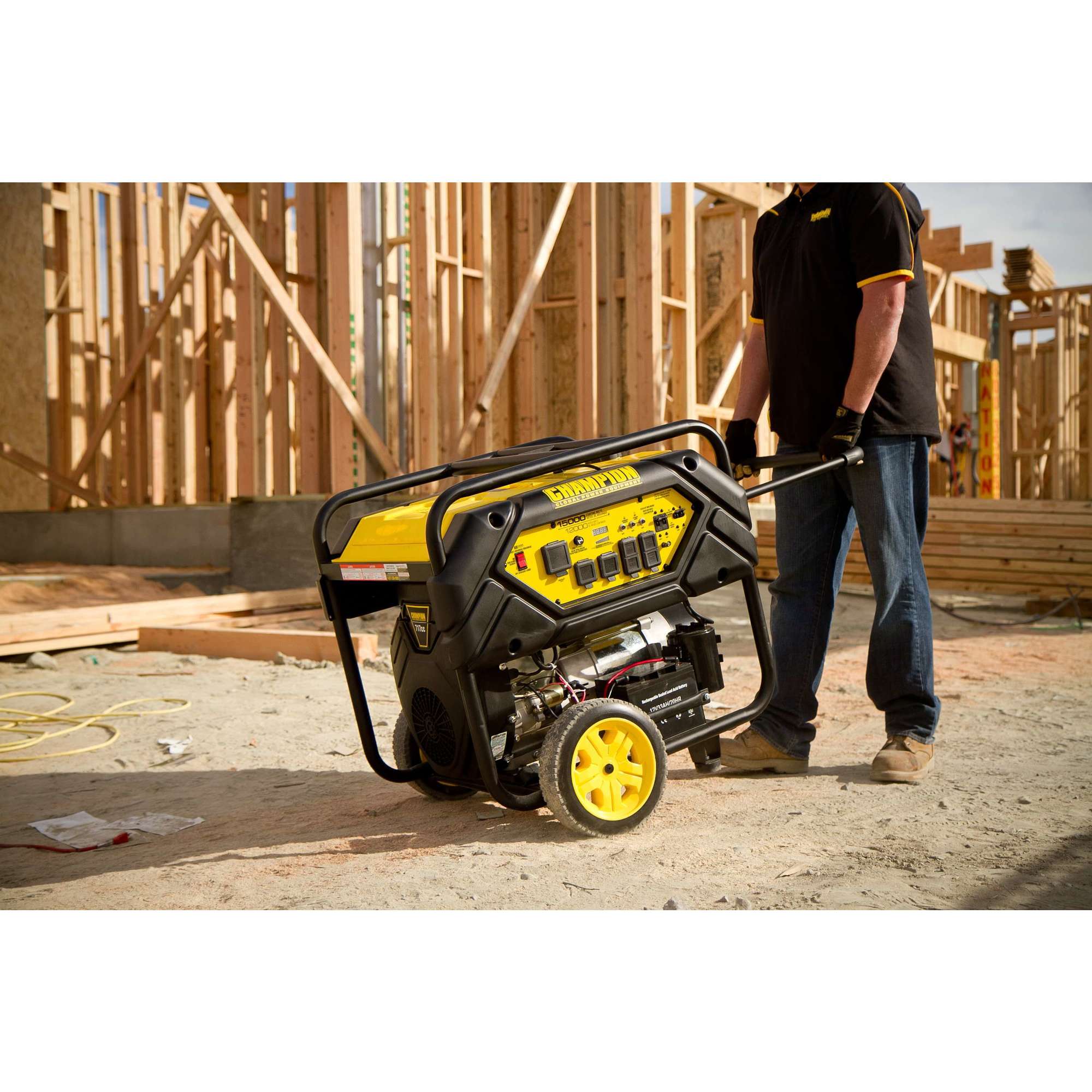 Champion Power Equipment, 15000/12000w Electric Start Portable ...