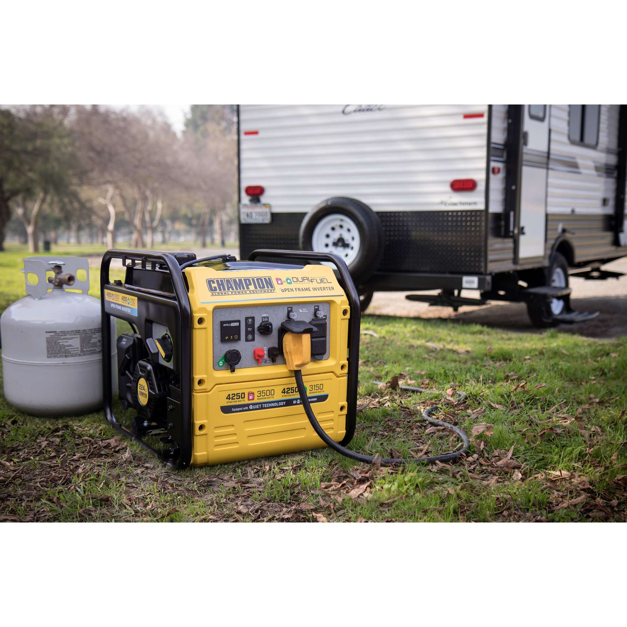 Champion Power Equipment, 4250/3500w Dual Fuel Inverter Generator ...