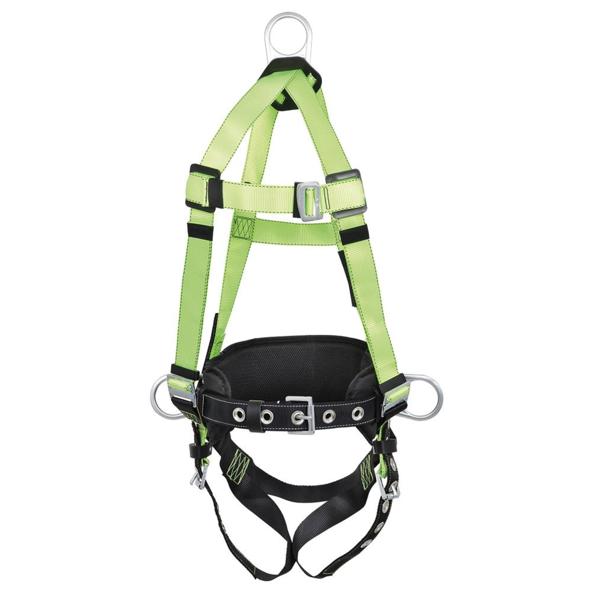 Peak Works, Contractor Harness/Belt GrometedLeg 3D ClassAP 2XL, Weight Capacity 400 lb, Harness Size XL, Model# V8255214