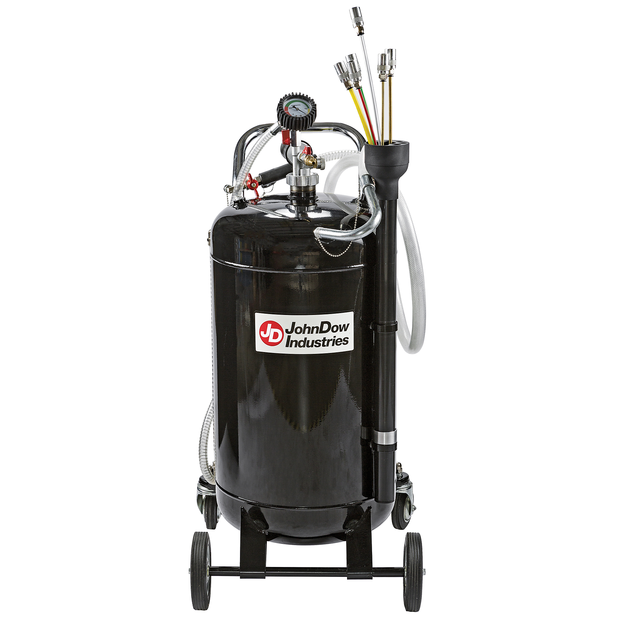 JohnDow Industries, 20 Gallon Fluid Evacuator, Tank Capacity 20 Gal, Max. PSI 115 Model# JDI-20EV