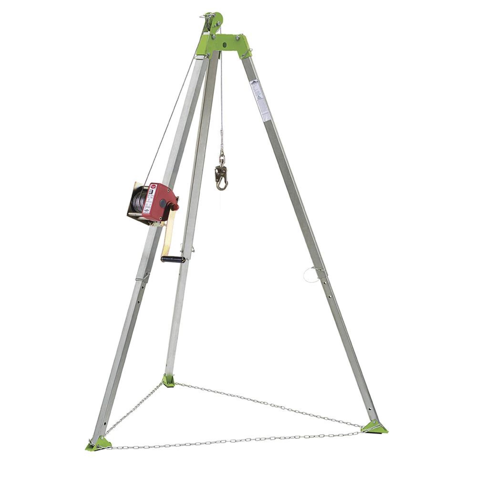 Peak Works, Confined Space Kit: Tripod, 65ft. Man Winch Bag, Length 65 ...