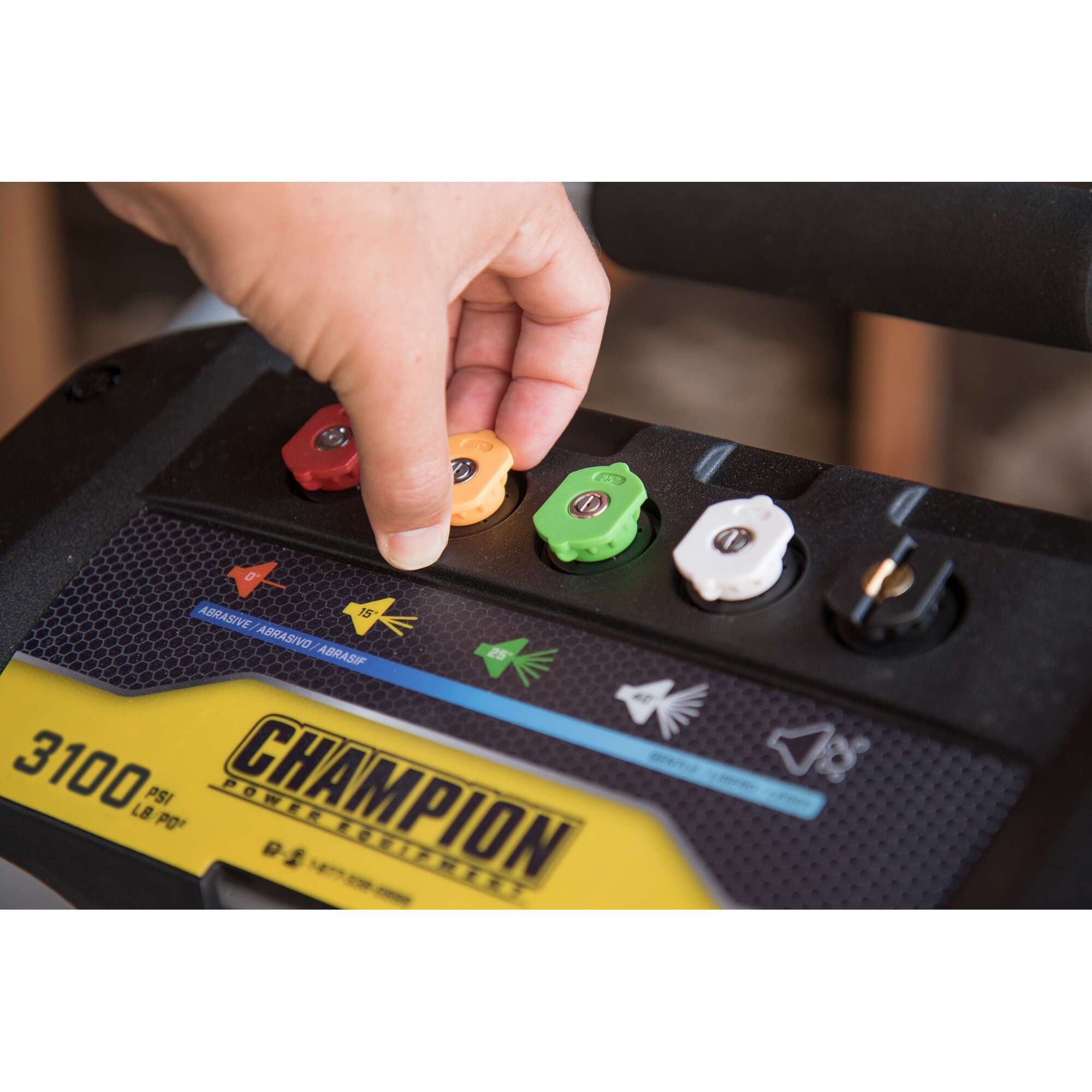 Champion Power Equipment, Champion 3100psi Gas Powered Pressure Washer ...