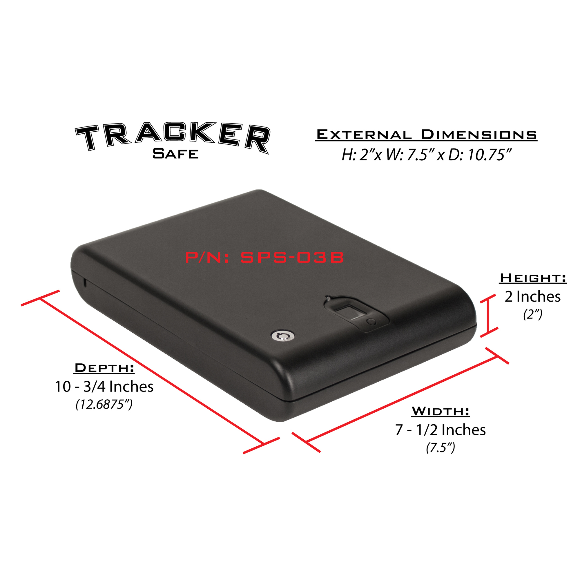 10.75 in. L Biometric Lock Small Pistol Safe 10.75 in. L Biometric Lock Small Pistol Safe
