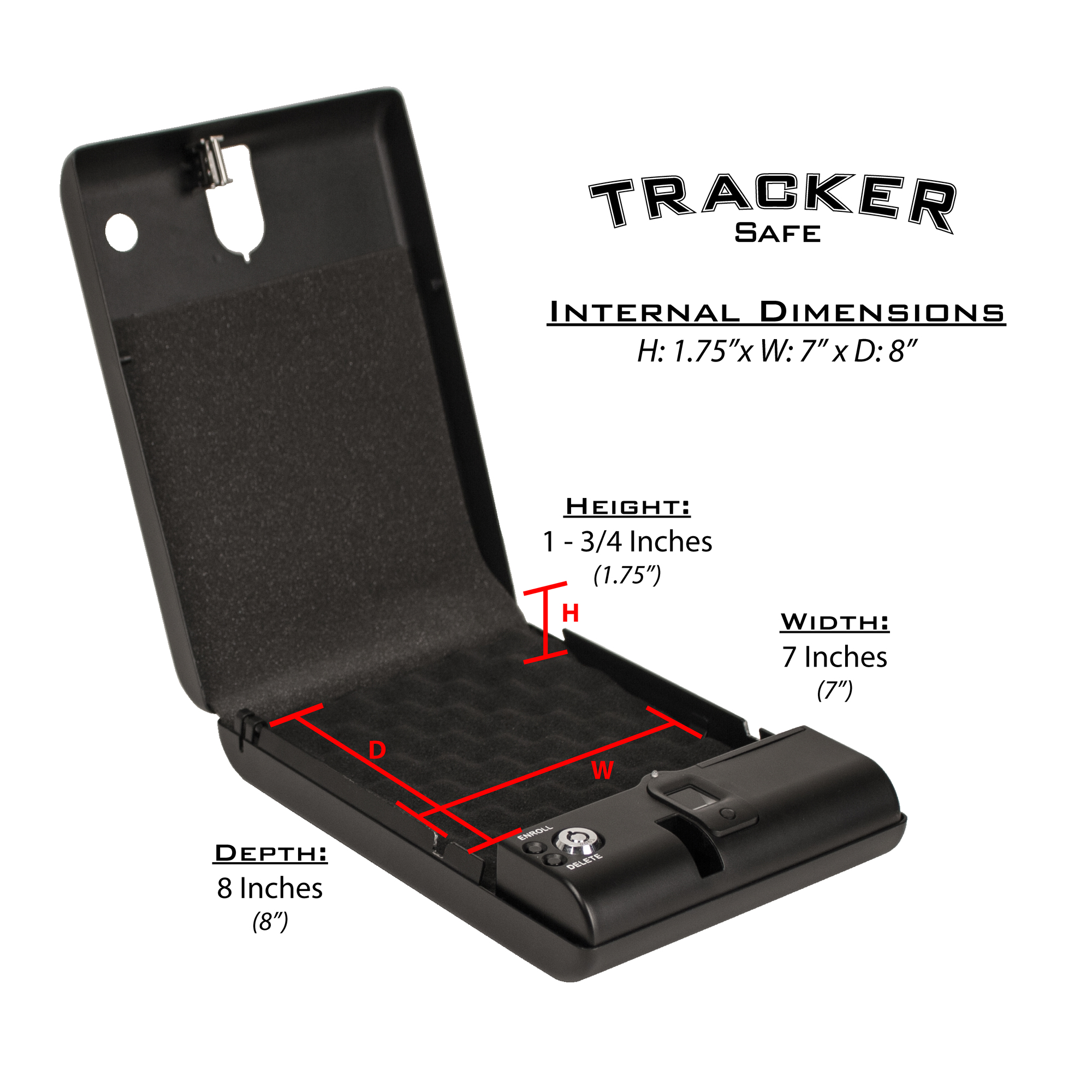 10.75 in. L Biometric Lock Small Pistol Safe 10.75 in. L Biometric Lock Small Pistol Safe