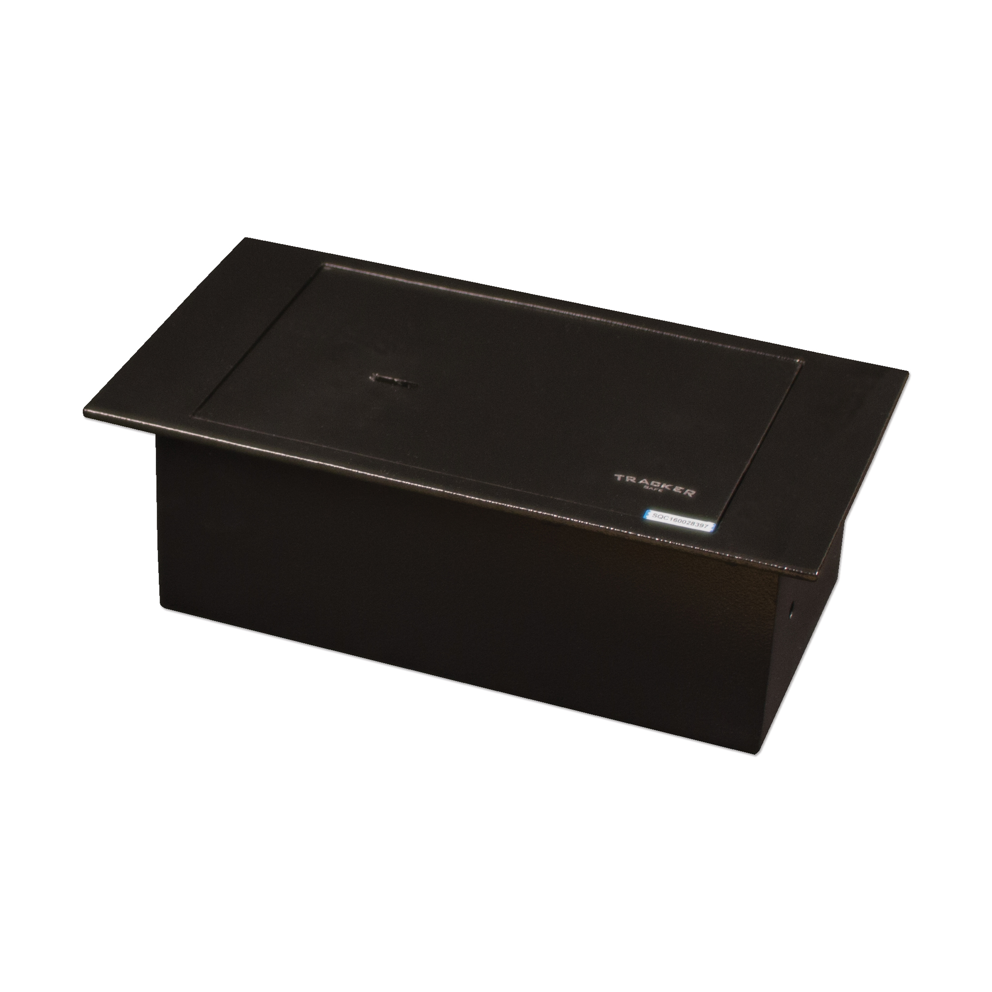 Tracker Safe, 0.23 cu. ft. Steel Floor Safe with Key Lock, Black, Lock Type Key, Model# FS05