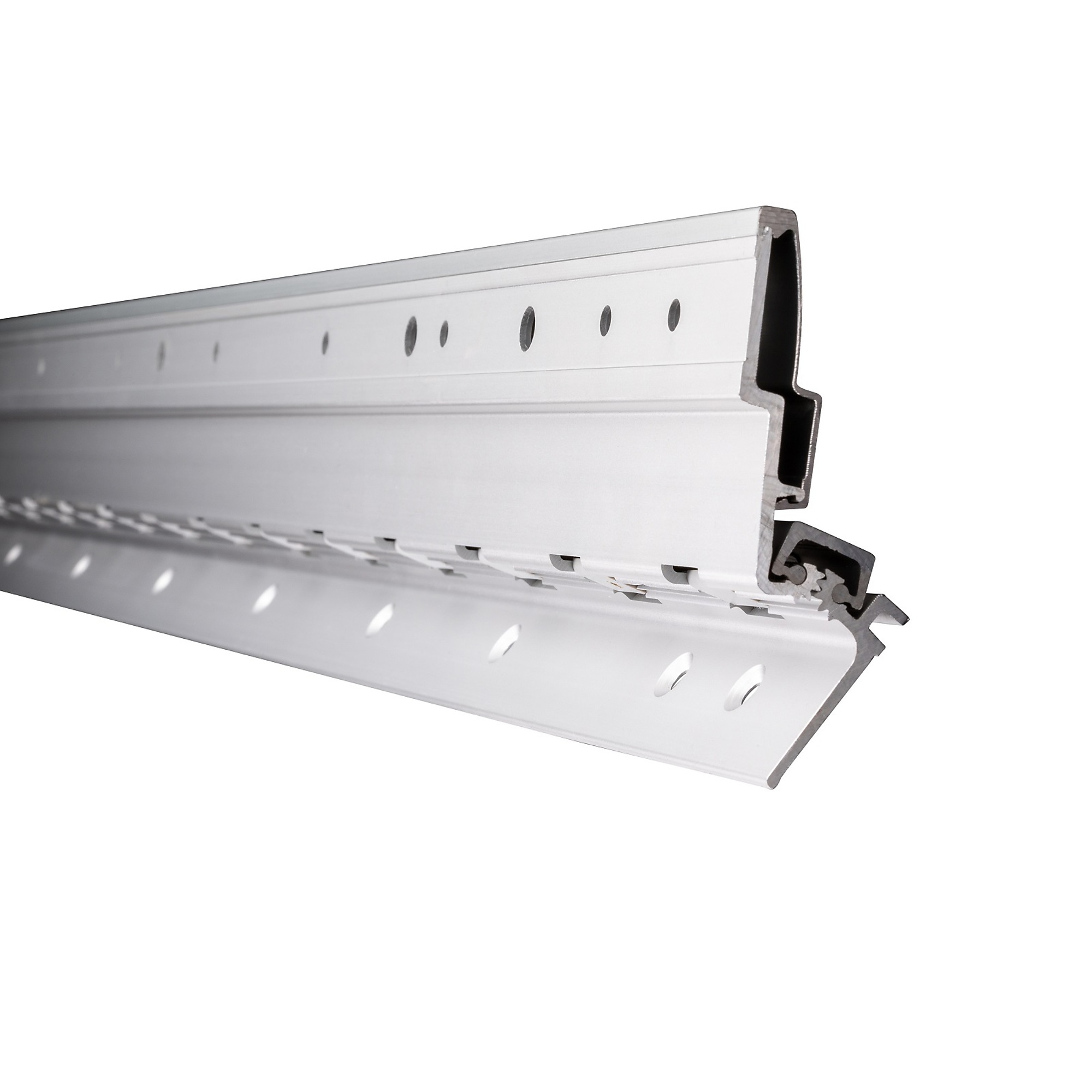Global Door Controls Heavy-Duty Continuous Door Hinge — 83in., Aluminum, Model# THY-1183HD-AL