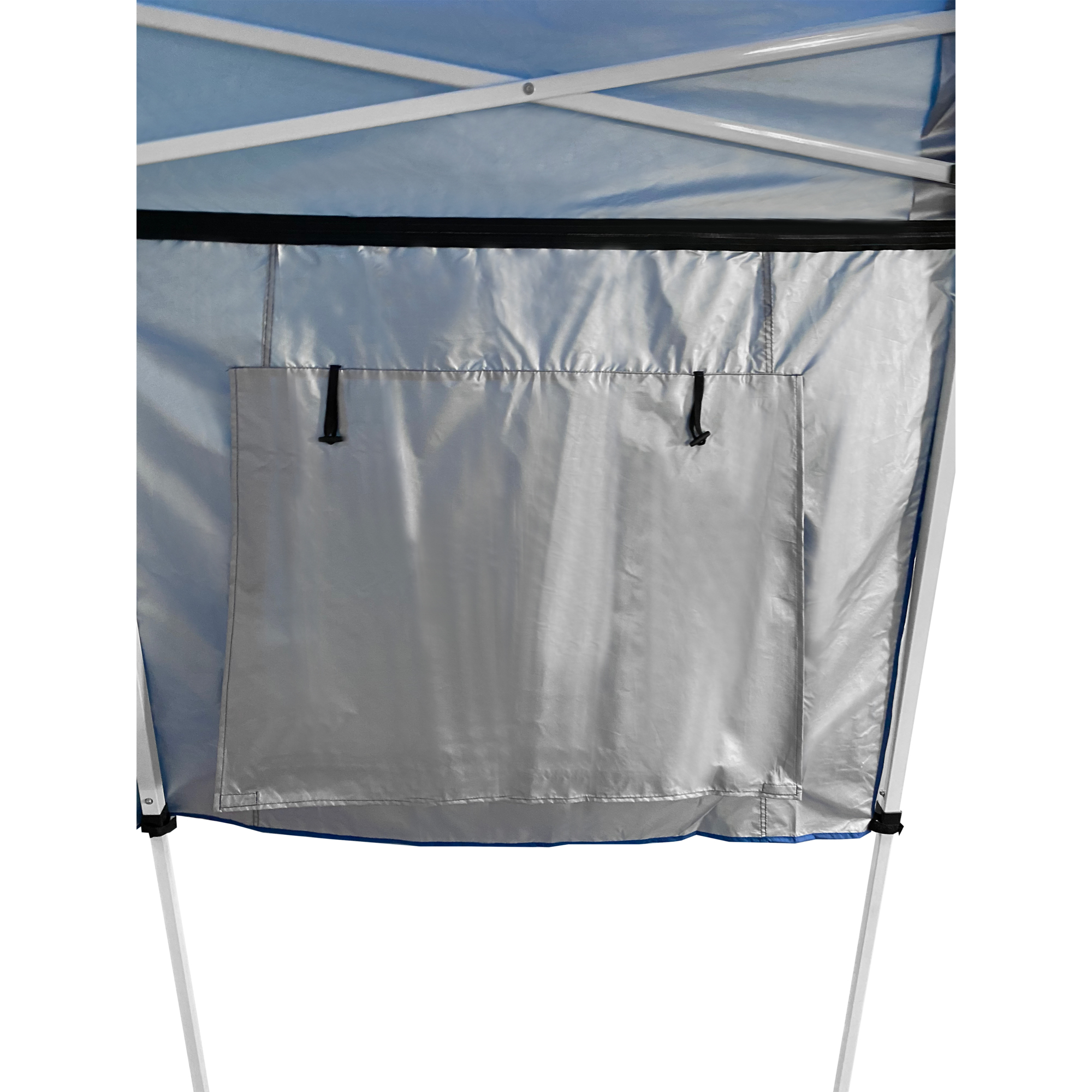 SkyBox Instant Sport Shelter 3.2' X 6.5' Blue, Patented,  Multi-Purpose, Removeable Walls