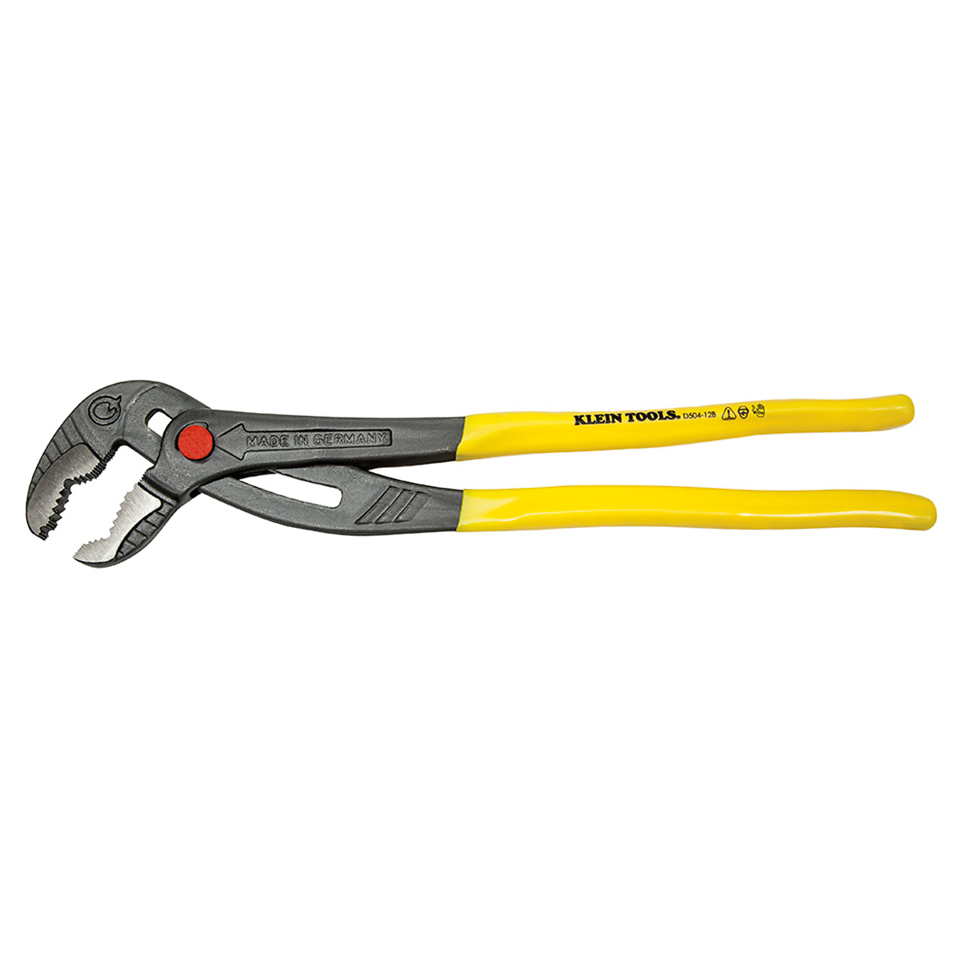 Klein Tools Klaw™, 12in. Quick-Adjust Klaw Pump Pliers, Jaw Capacity 2.75 in, Model# D504-12B