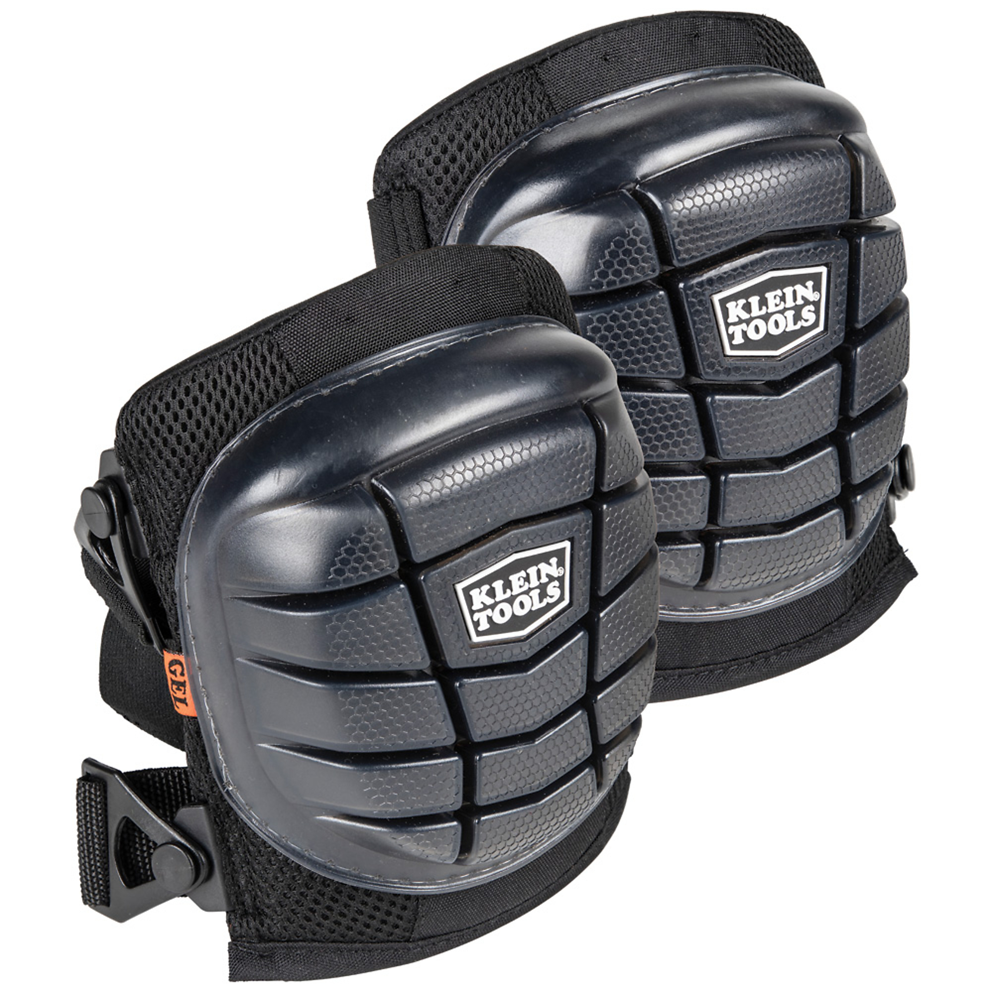 Klein Tools, Pair of Lightweight Gel Knee Pads, Black, PPE, Model# 60184