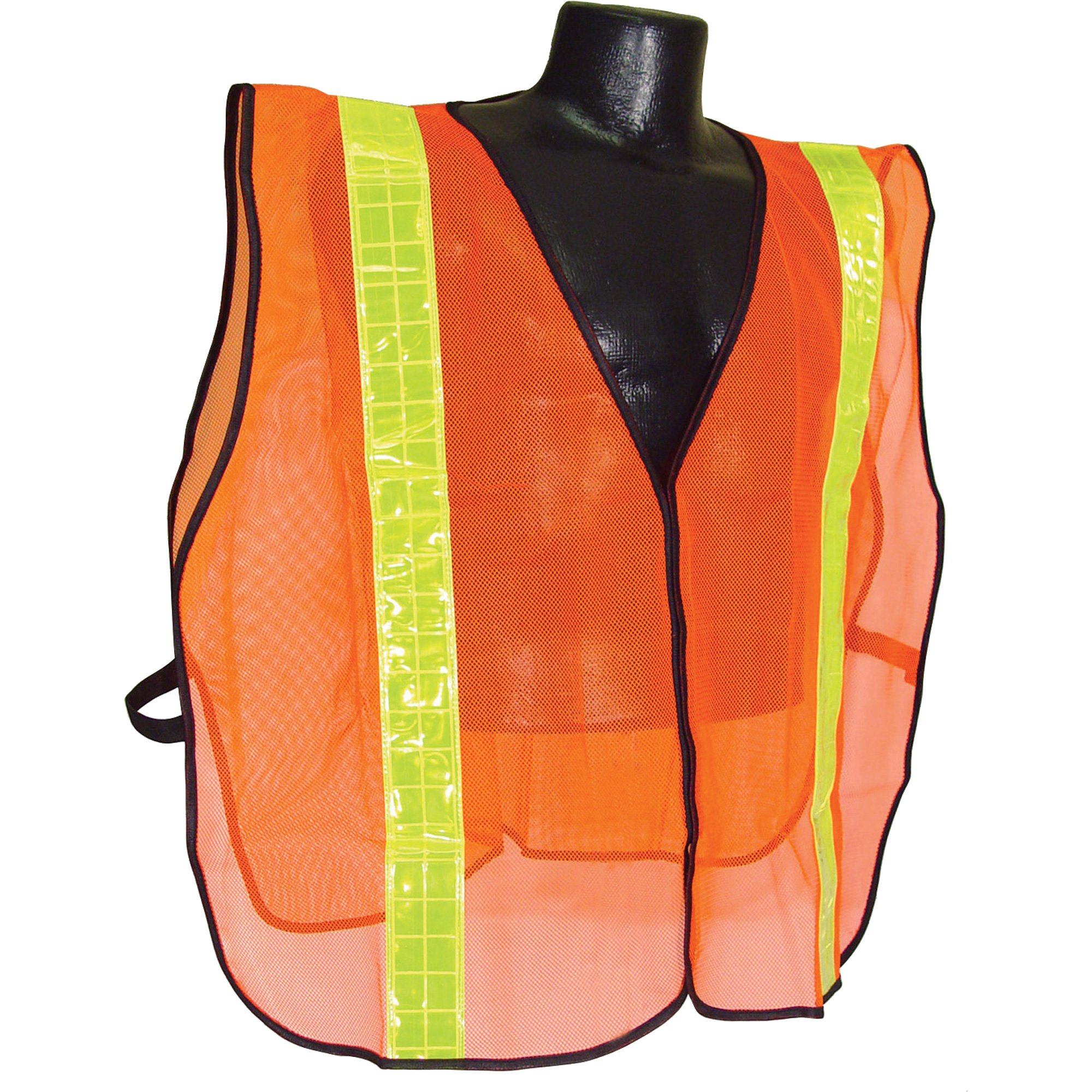 Radians Mesh Safety Vest with 2in. Reflective Stripe — Orange, Model ...