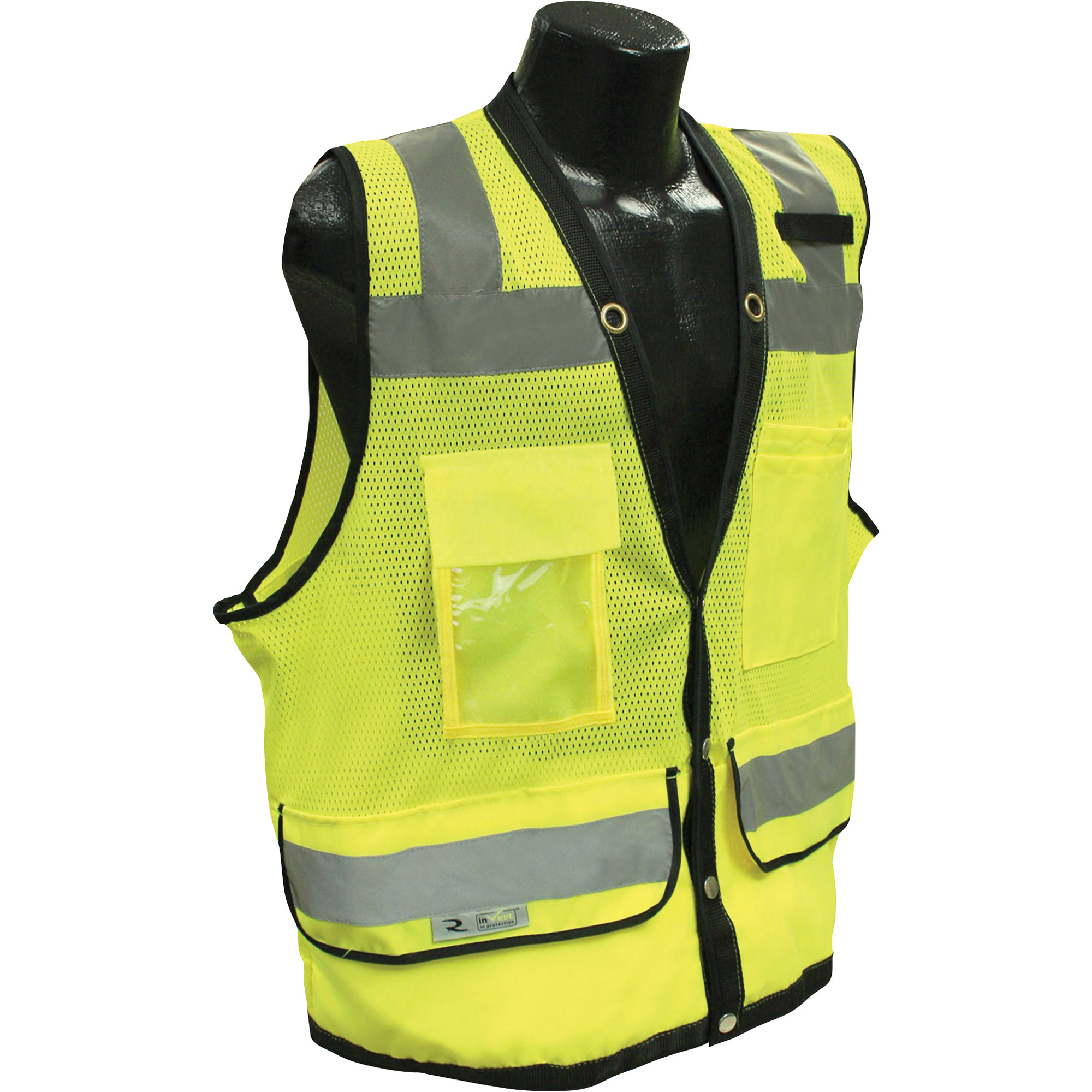 Radians RadWear Men's Class 2 High Visibility Heavy-Duty Surveyor Safety Vest