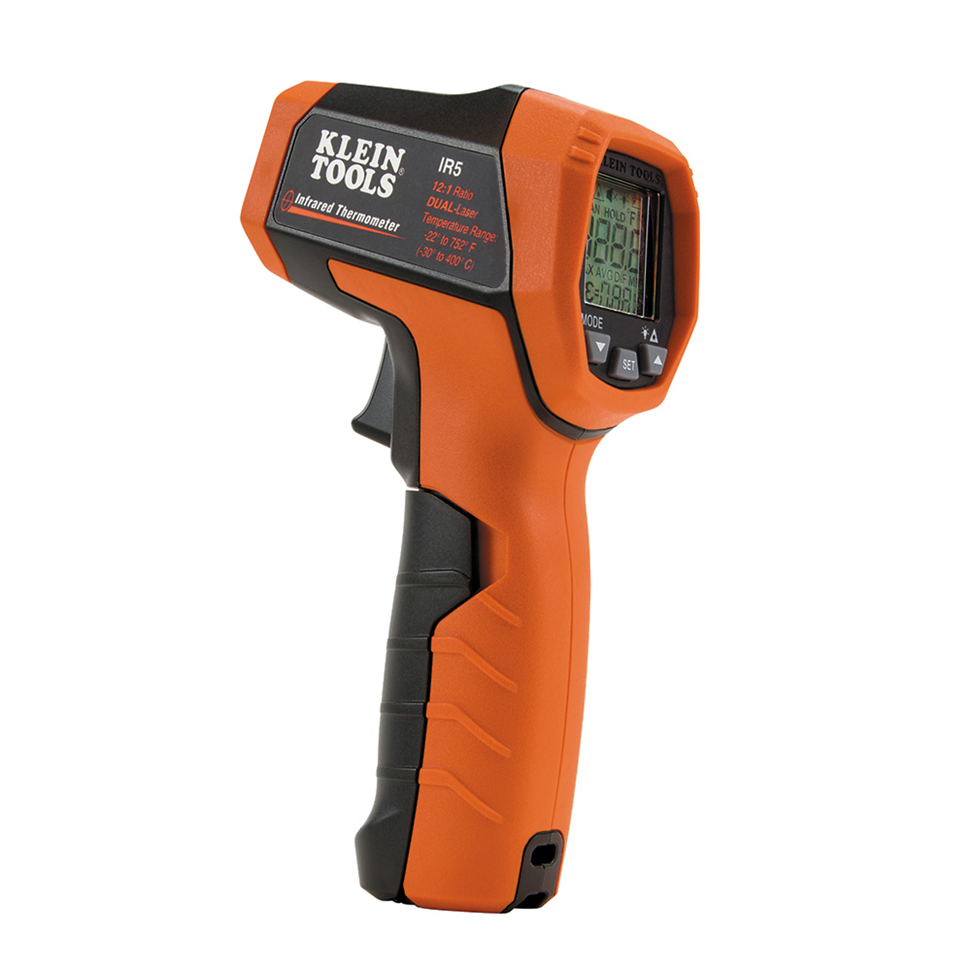 Klein Tools, Dual Laser Infrared Thermometer, Ratio 12:1 Model# IR5