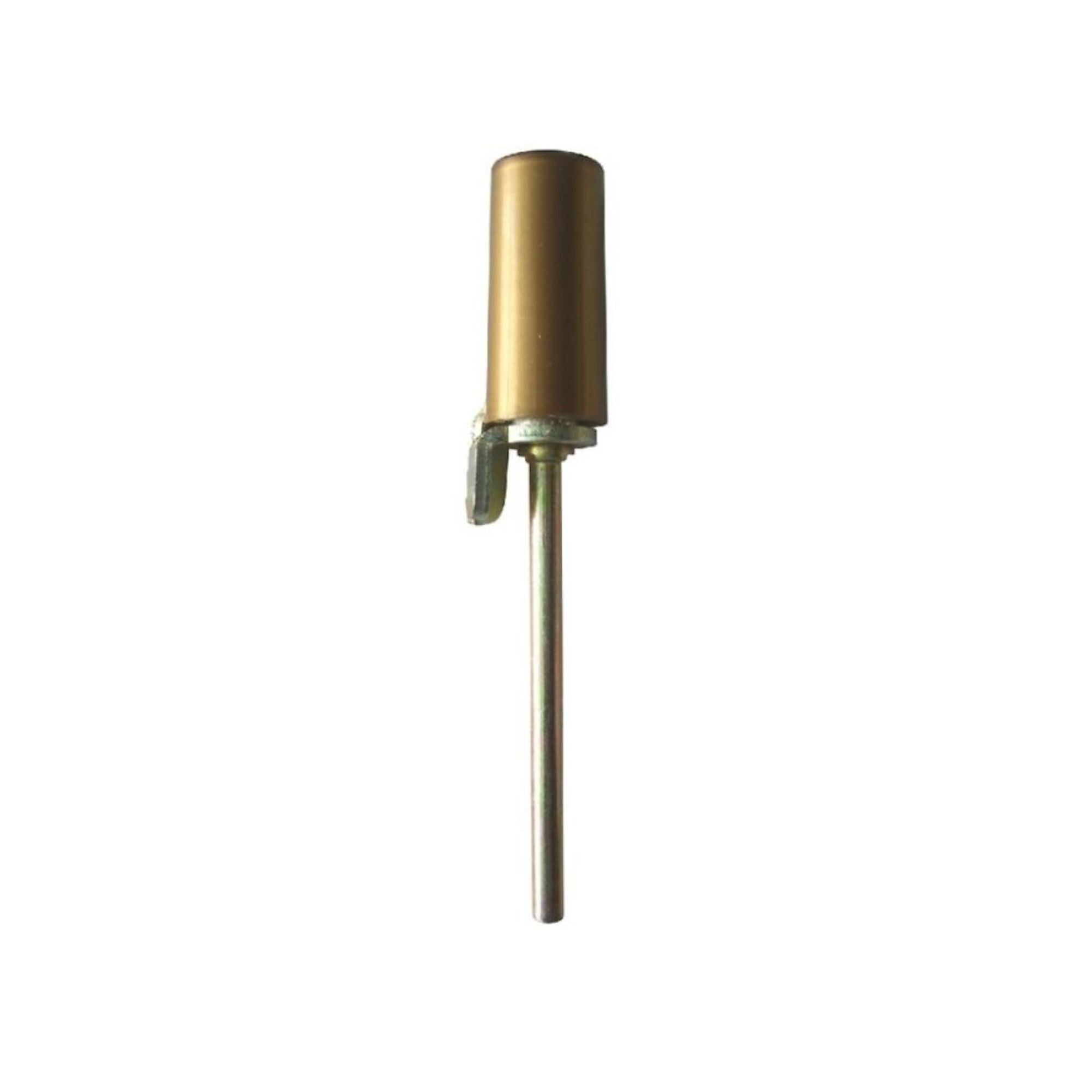 Global Door Controls, 4 in. Satin Brass Hinge Pin Door Stopper, #CP4040-PIN-US4M