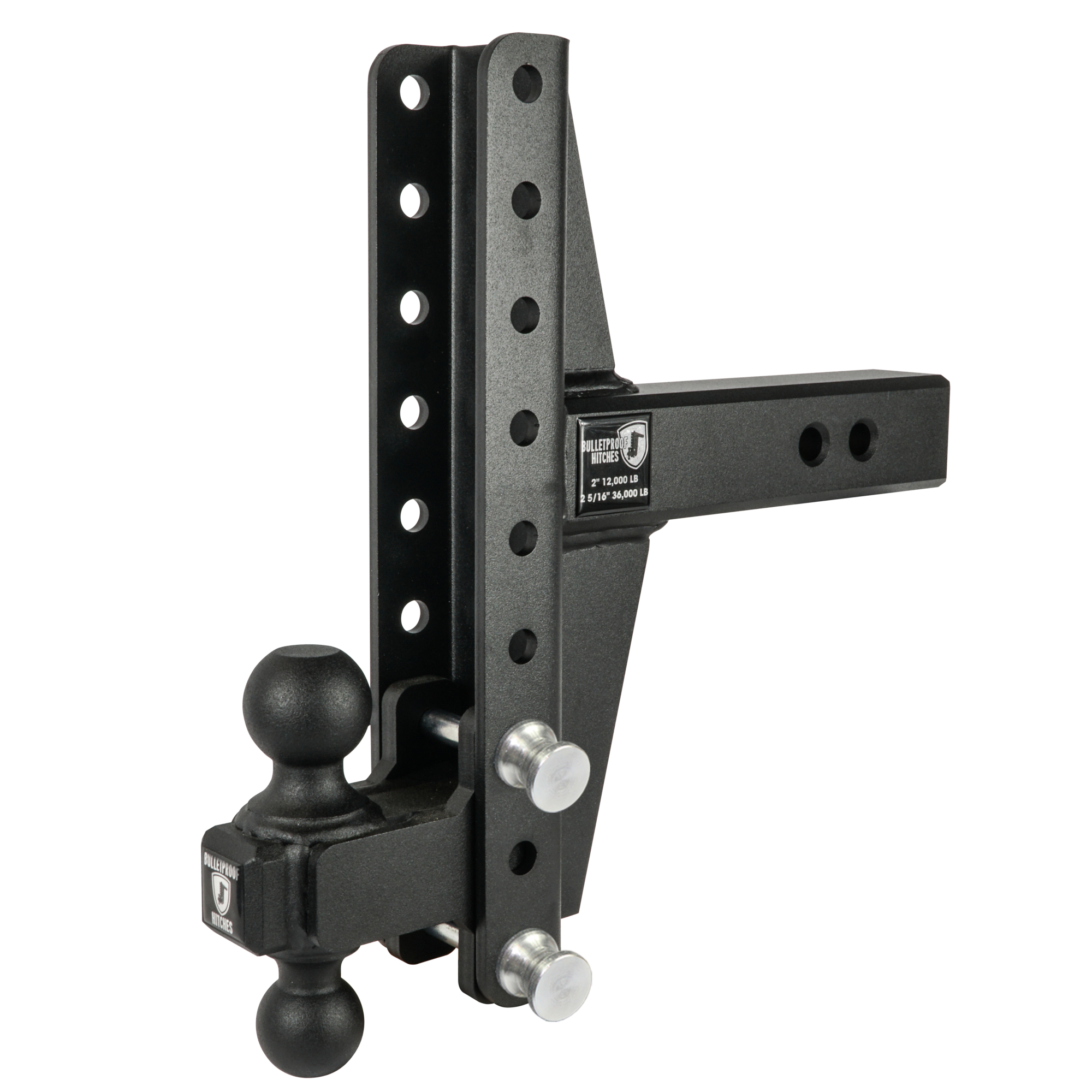 BulletProof Hitches, 2.5in. EXTREME DUTY 4in. 6in. OFFSET HITCH, Gross Towing Weight 22000 lb, Class Rating Class V, Model# ED25OFFSET