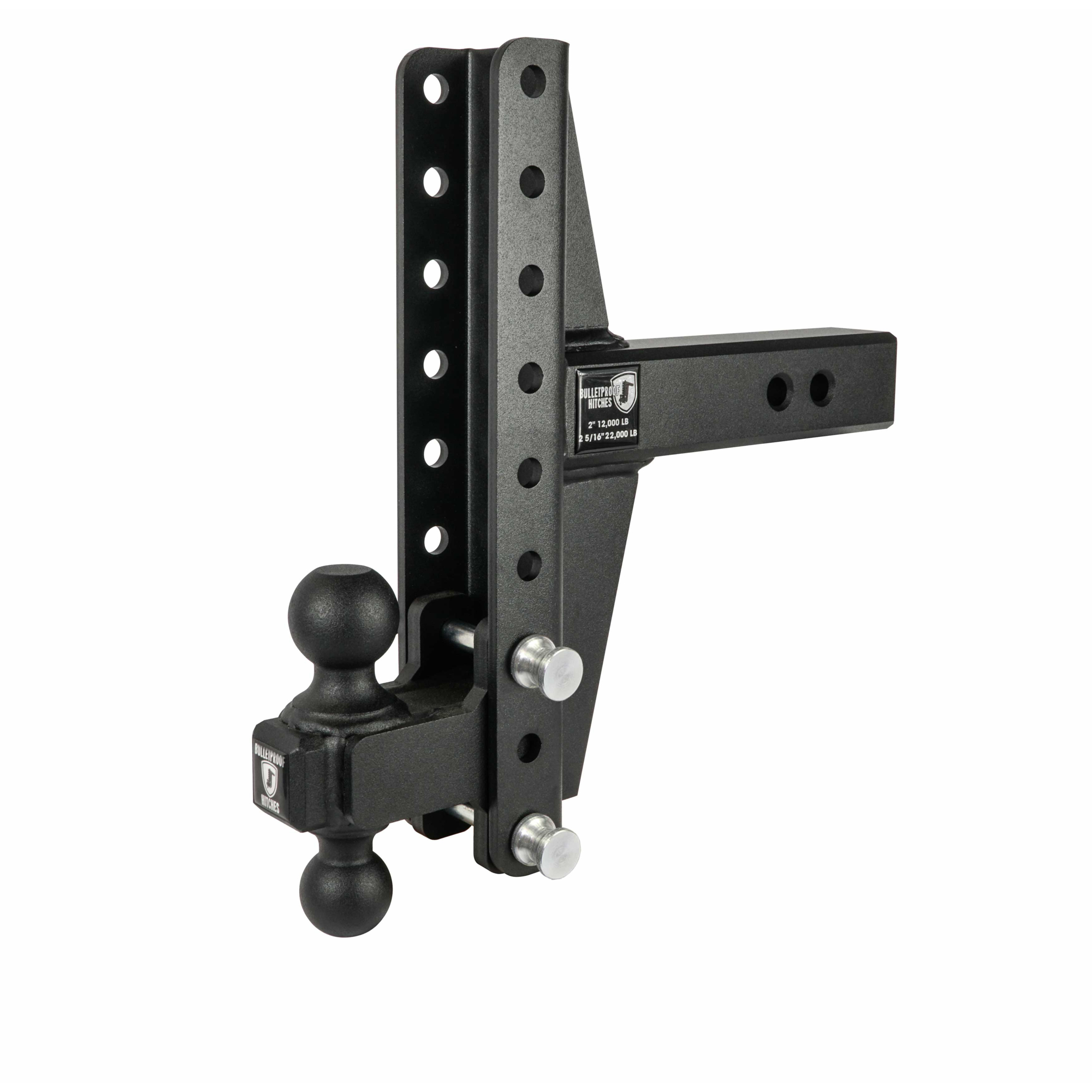 BulletProof Hitches, 2.5in. HEAVY DUTY 4in. 6in. OFFSET HITCH, Gross Towing Weight 22000 lb, Class Rating Class V, Model# HD25OFFSET