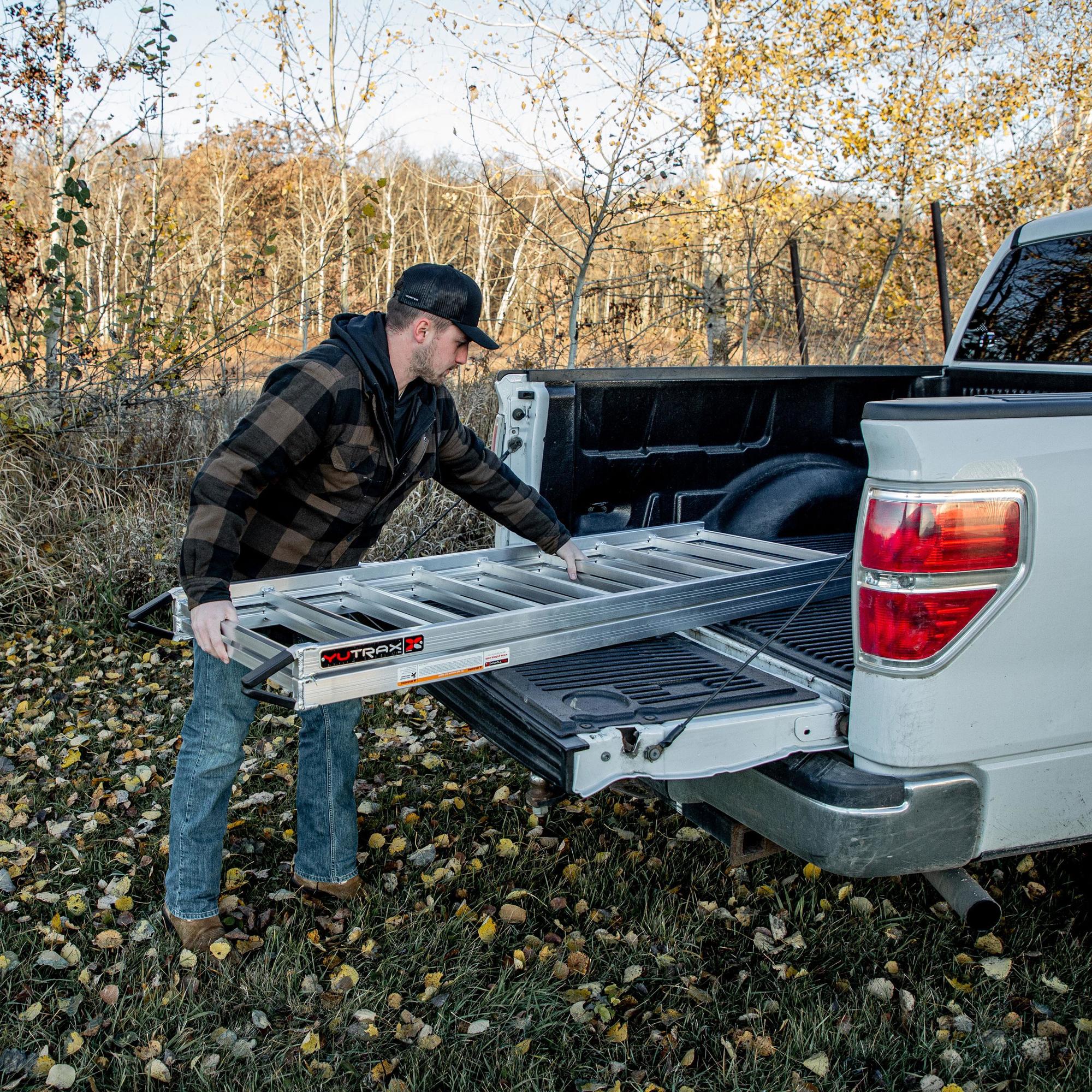 Torl Ramp Yutrax, 69” Bi-Fold Ramp, 1250 lb. Load Capacity, Material Aluminum ...