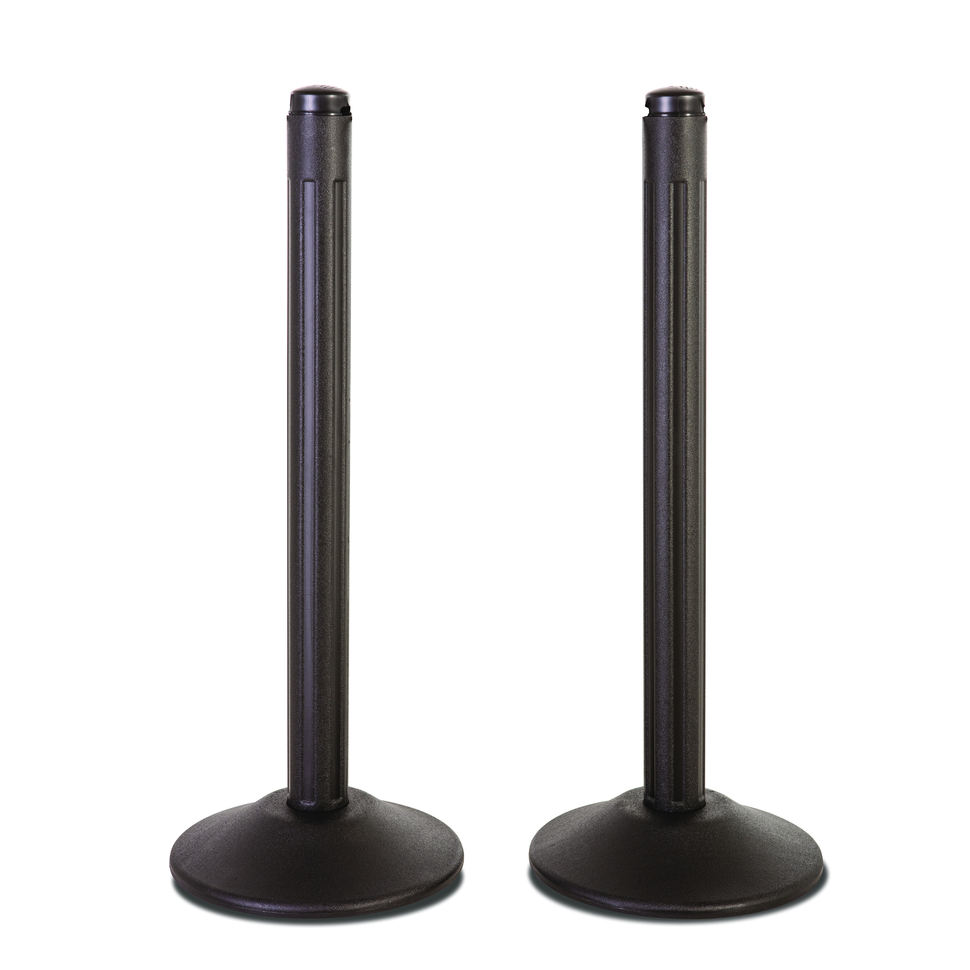 Weighted Posts US Weight, Black post, no chain - weighted base - 2 pack, Model ...