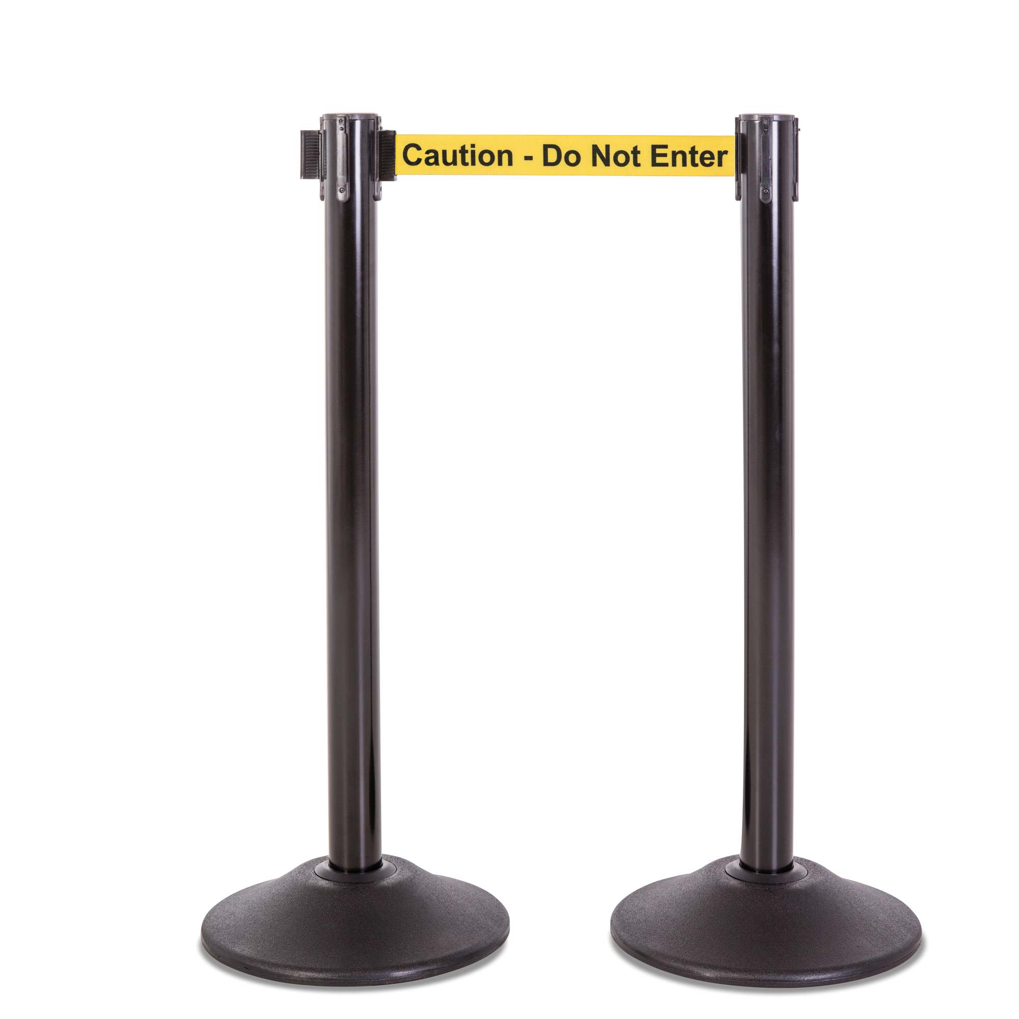 US Weight, Black post and 7.5ft. Caution DNE Belt 2pk, Model# U2102CAU