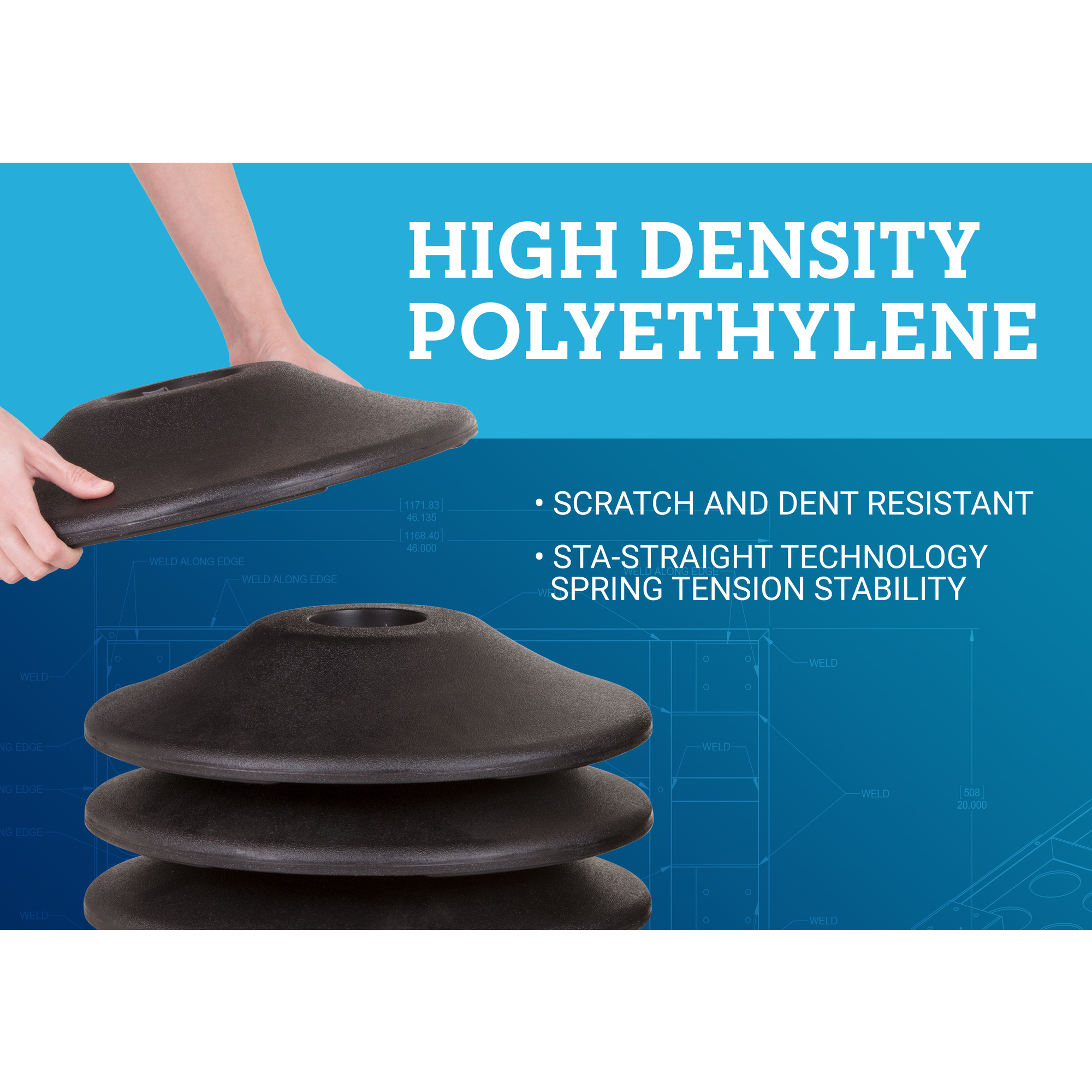 US Weight, Sentry Plus post and 6.5ft. Blk Belt 2pk, Model# U2001 ...