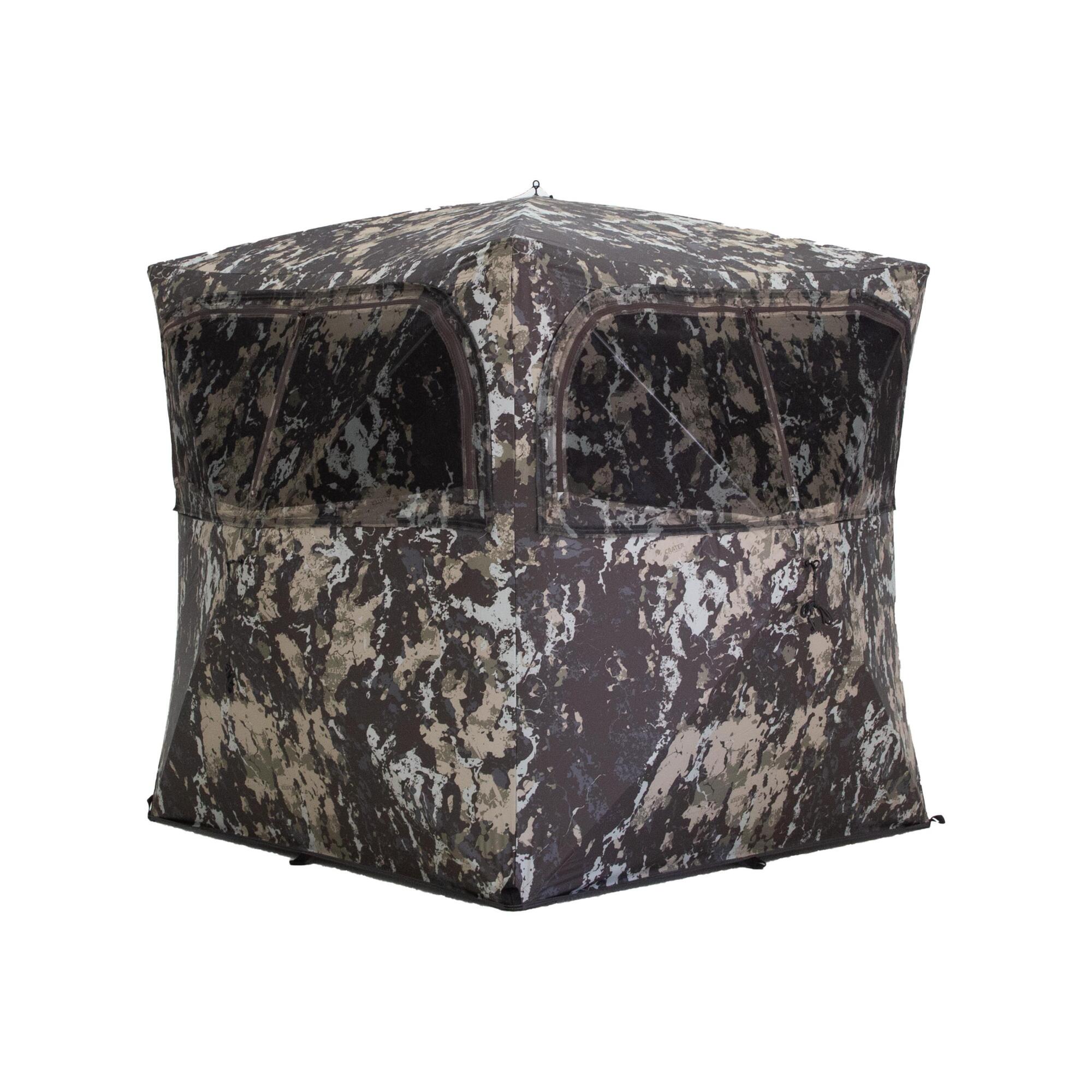 Barronett Blinds, Grounder 250 Hunting Blind, 2-Person, Crater Core ...
