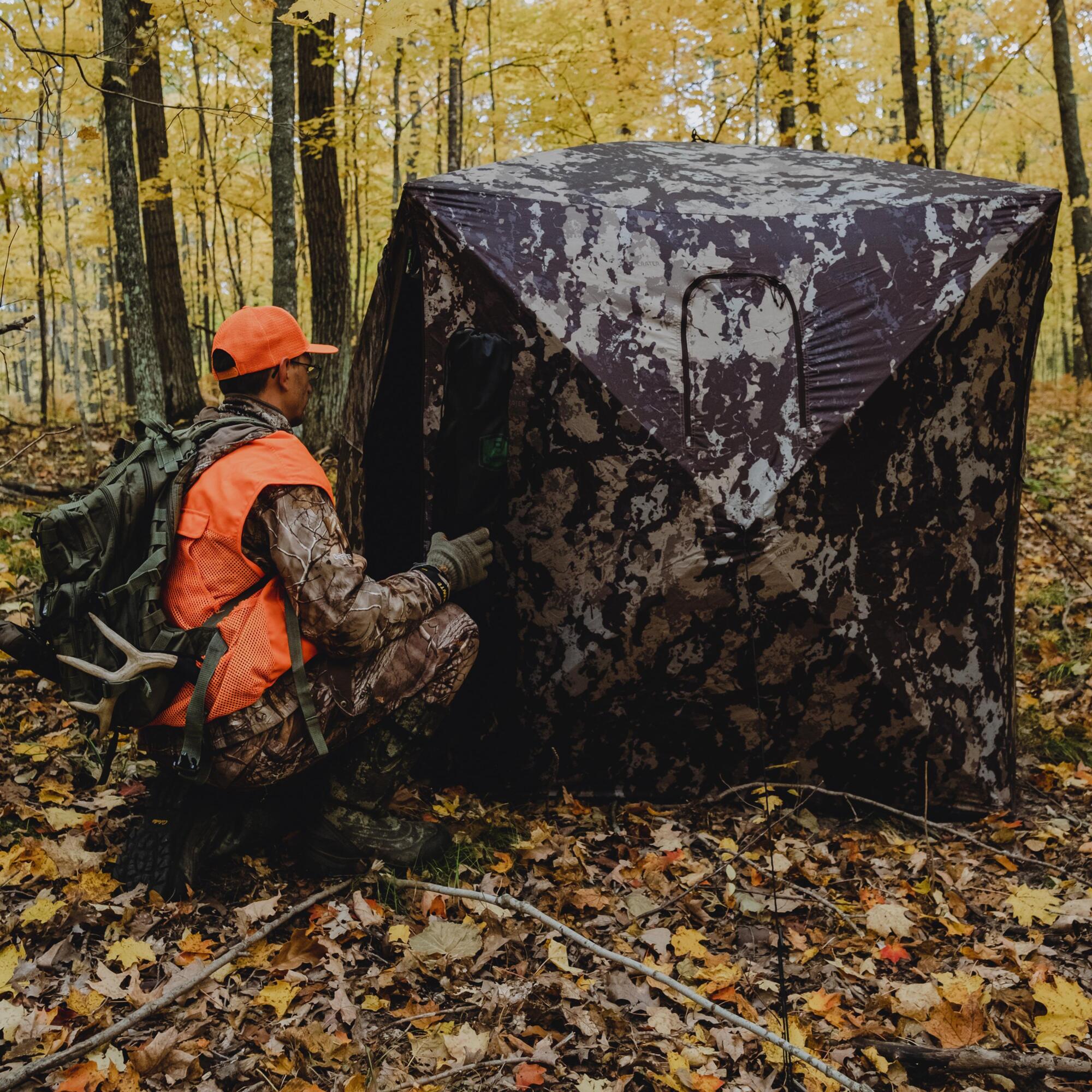 Barronett Blinds, Grounder 250 Hunting Blind, 2-Person, Crater Core ...
