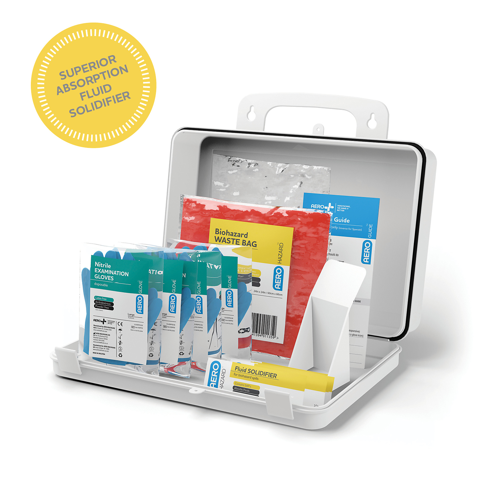 Aero Healthcare, SUREFILL Bloodborne Pathogen Kit, Items Per Kit 12 Model# AKBF10W