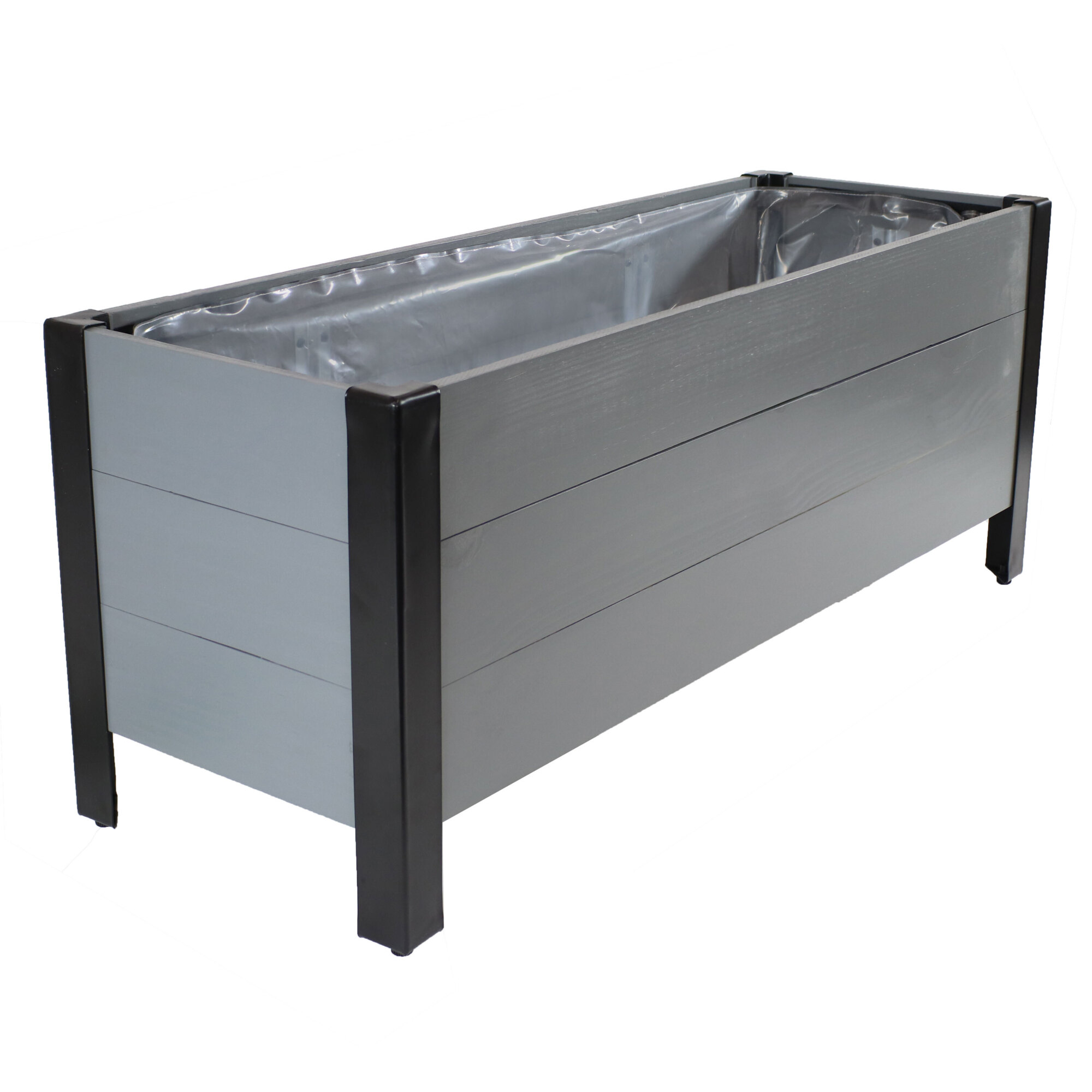 Sunnydaze Decor, Acacia Garden Bed - Gray, Material Wood, Model# NPH-373