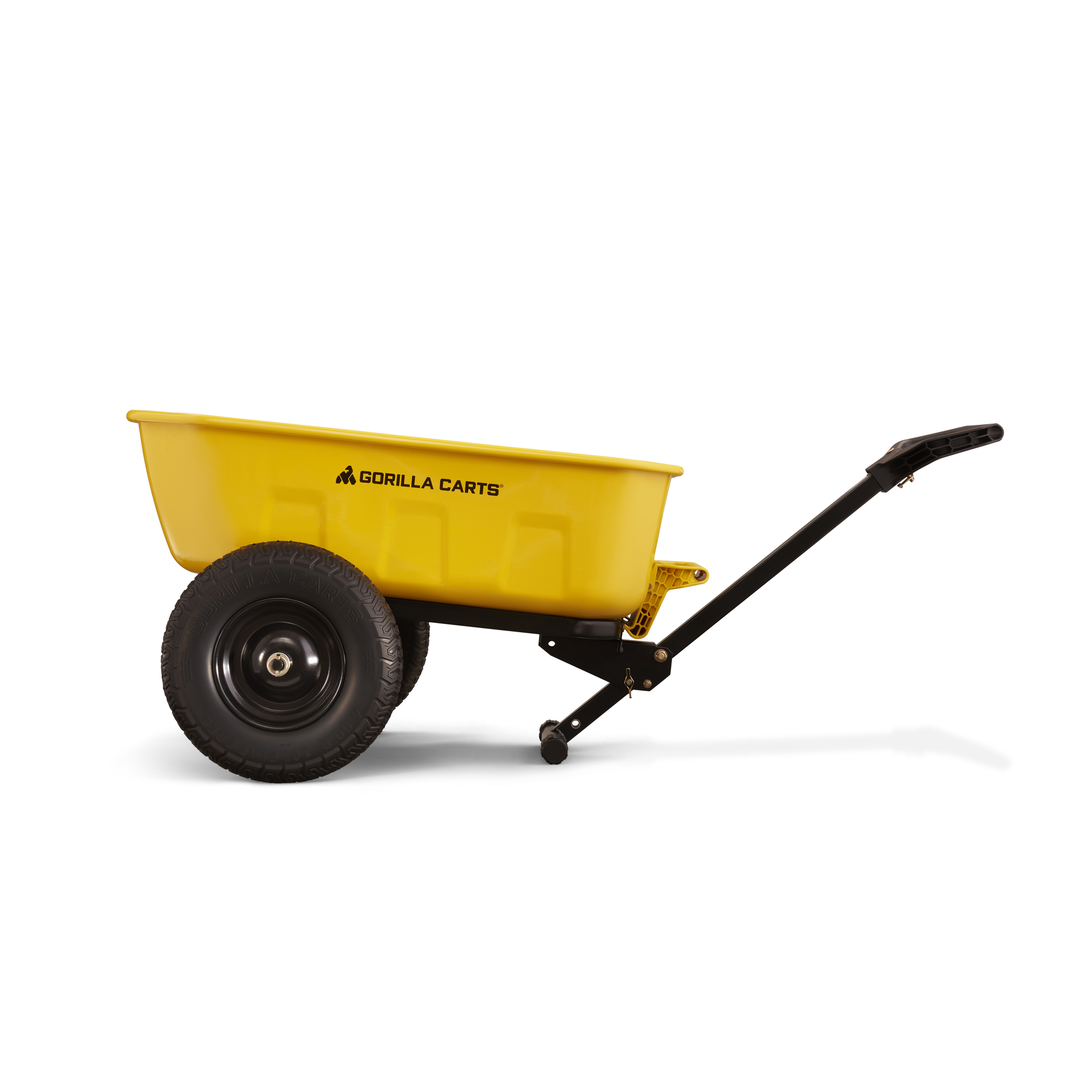 Gorilla Carts, 8 cu ft Steel Dump Trailer, Total Capacity 600 lb, Model# GCPT-8-C
