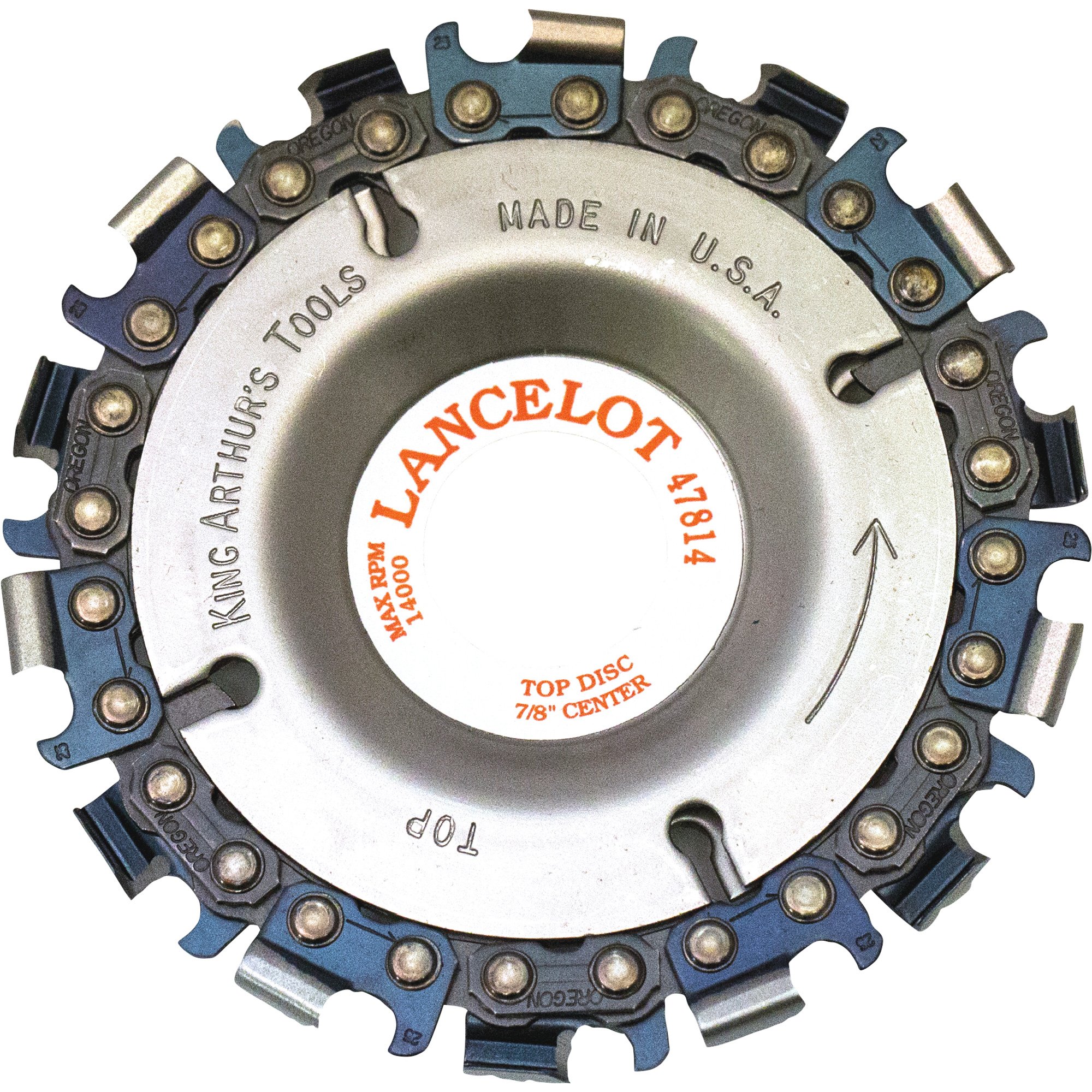King Arthur's Tools Lancelot Chainsaw Cutter — 14T, 7/8in. Arbor, 4in ...