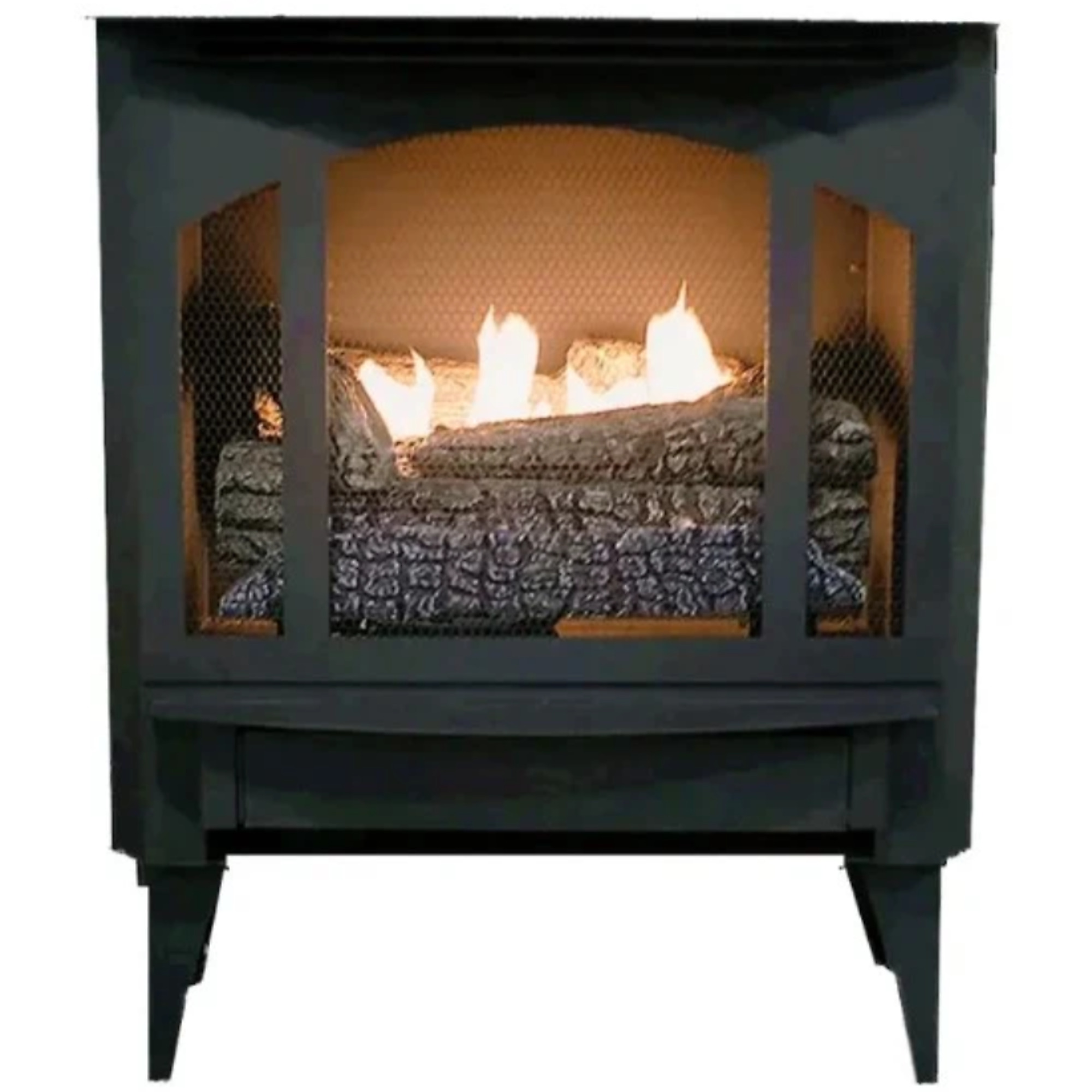 Buck, Vent Free Gas Stove/Fireplace, Heat Output 32000 Btu/hour ...