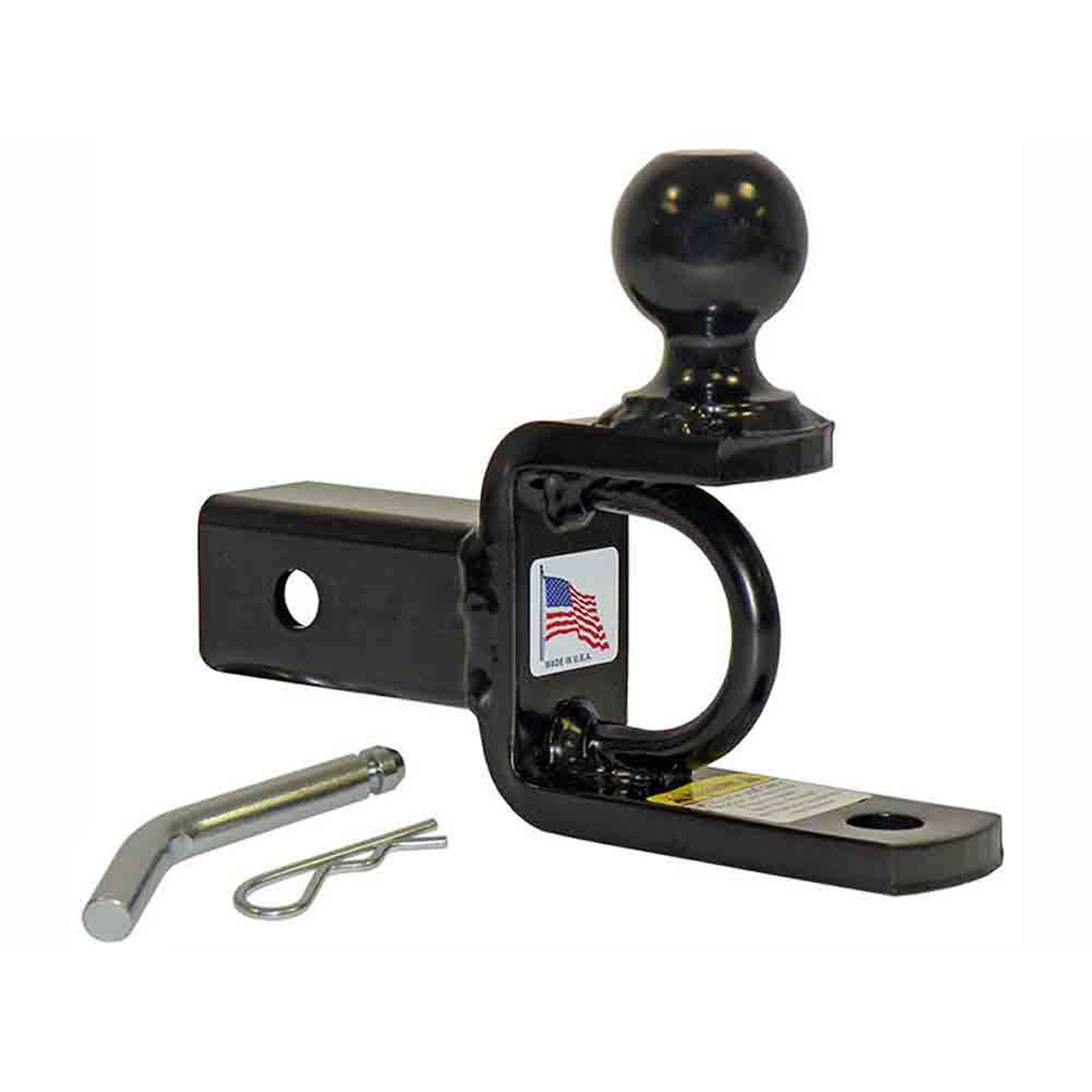 Rigid Hitch, ATV Ball Mount,2in. Receiver,2in. Ball,with Pin/Clip, Ball Diameter 2 in, Model# ATV-2