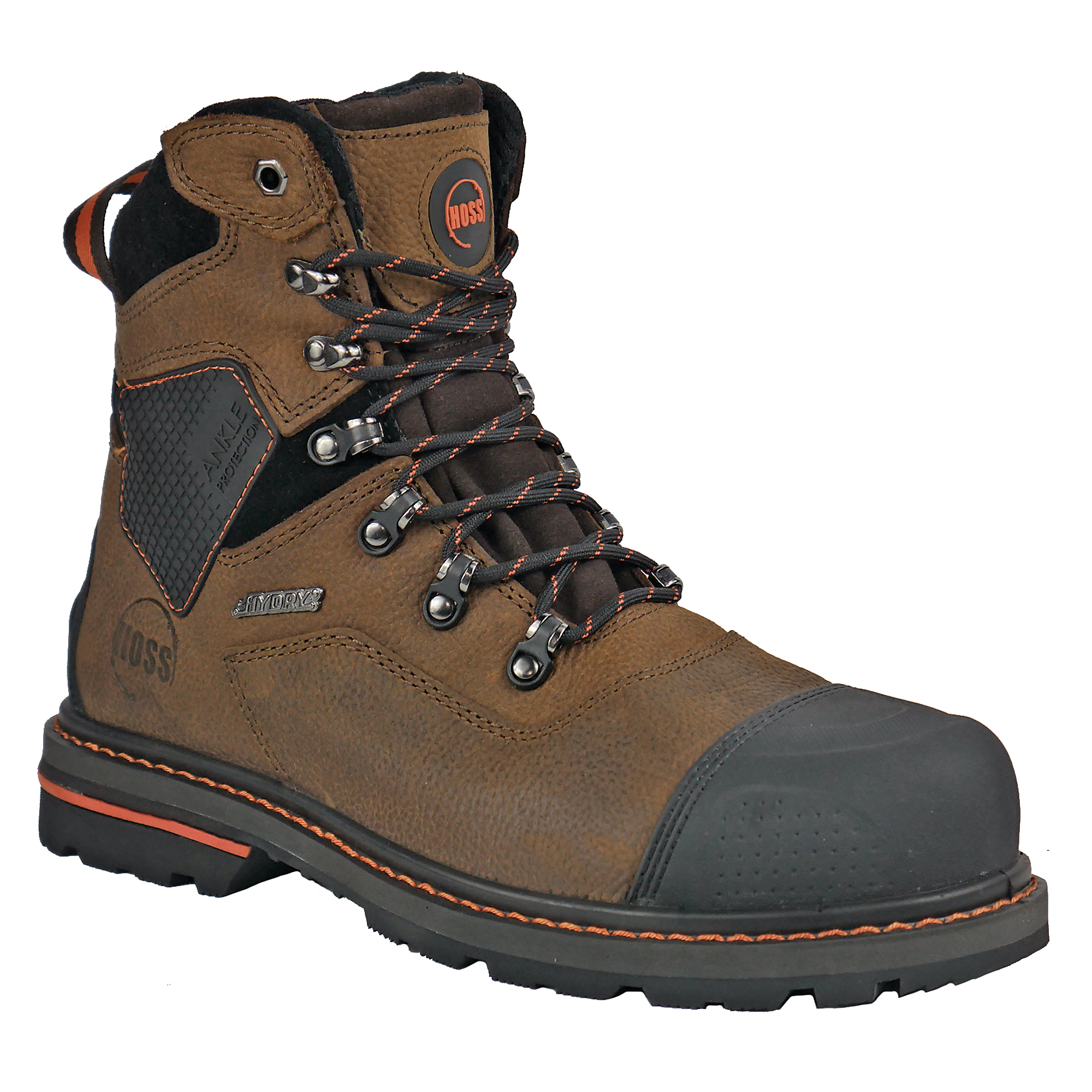 コポー11点セット HOSS, Composite Toe, Leather Upper, Ankle Prroctection, Size 6 1/2