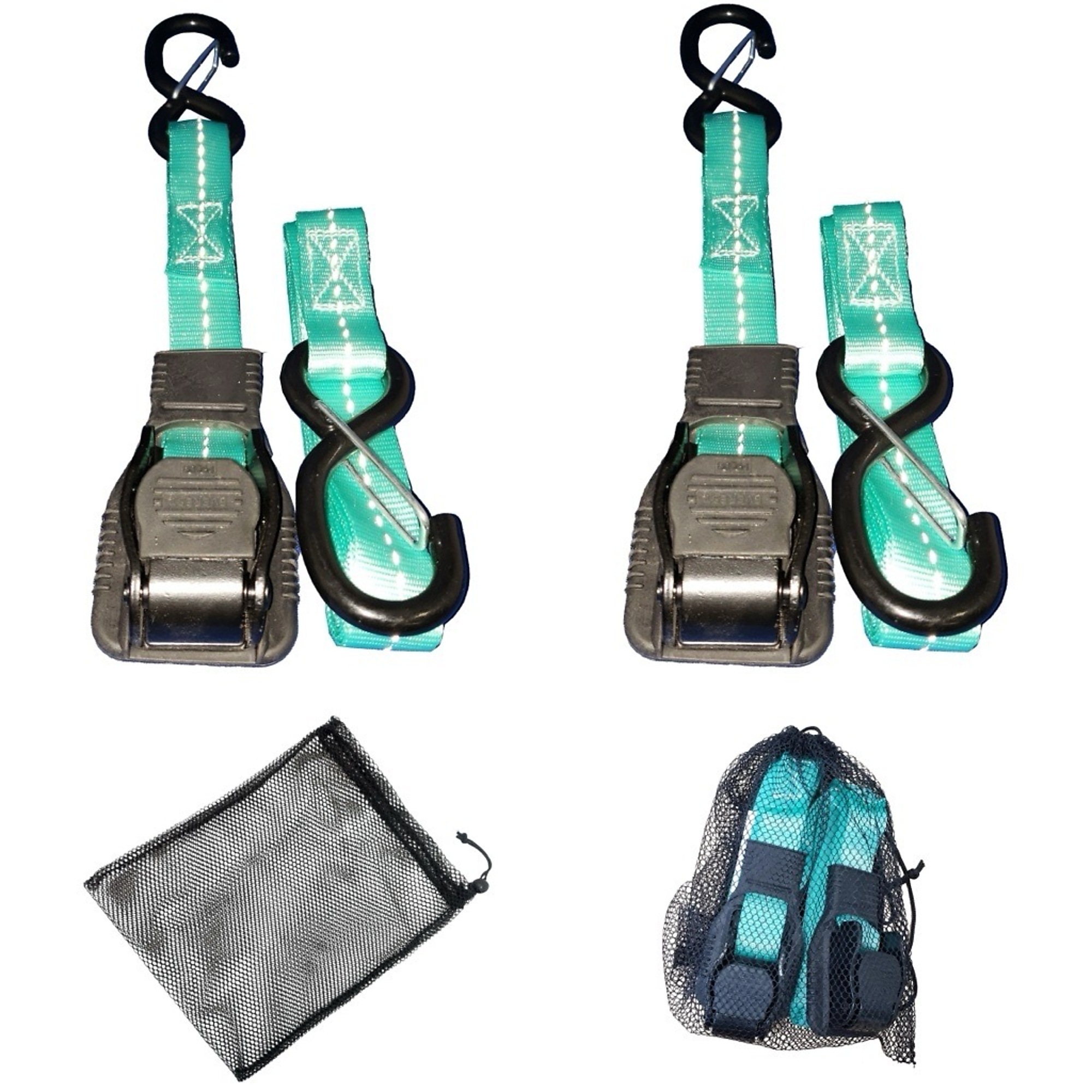Kuma, 1in. X 6ft. Cambuckle 2pk. - 900 Brk Strength, Working Load 300 lb, Straps (qty.) 2 Breaking Strength 900 lb, Model# B21061-PRK