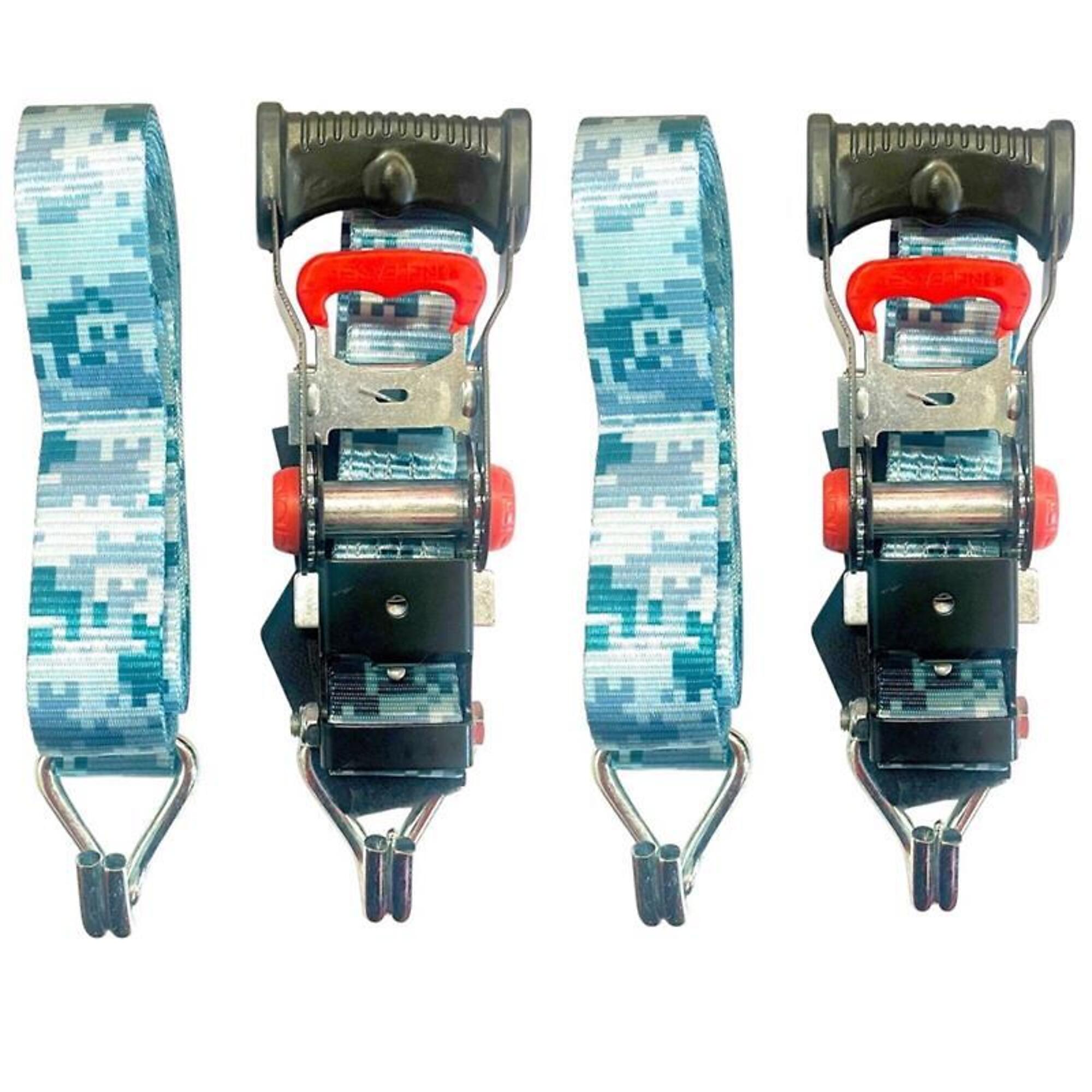 Kuma, 1.5in. x 15ft. Ergo Ratch 2pk - 3300 Brk Strength, Working Load 1100 lb, Straps (qty.) 2 Breaking Strength 3300 lb, Model# E2515DB-A