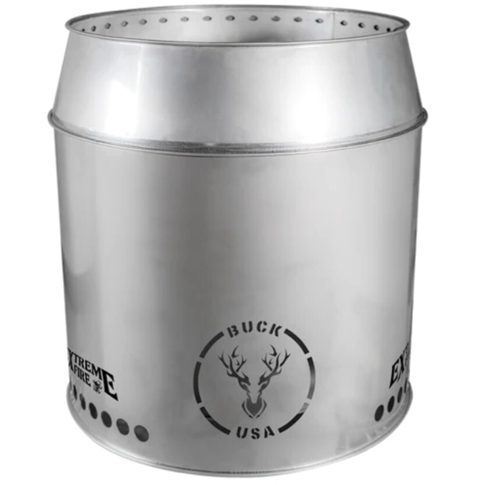 Buck, Smoke-Less Stainless-Steel Fire Pit, Diameter 17 in, Model# BU XTREME FIRE-PIT
